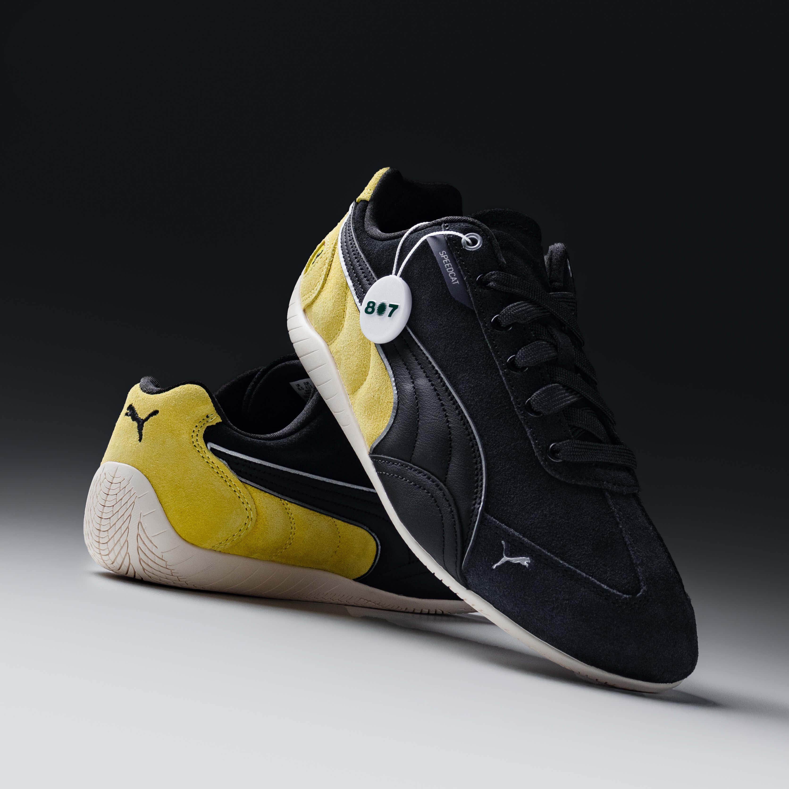 Puma Speedcat OG Ferrari Black Speed Yellow