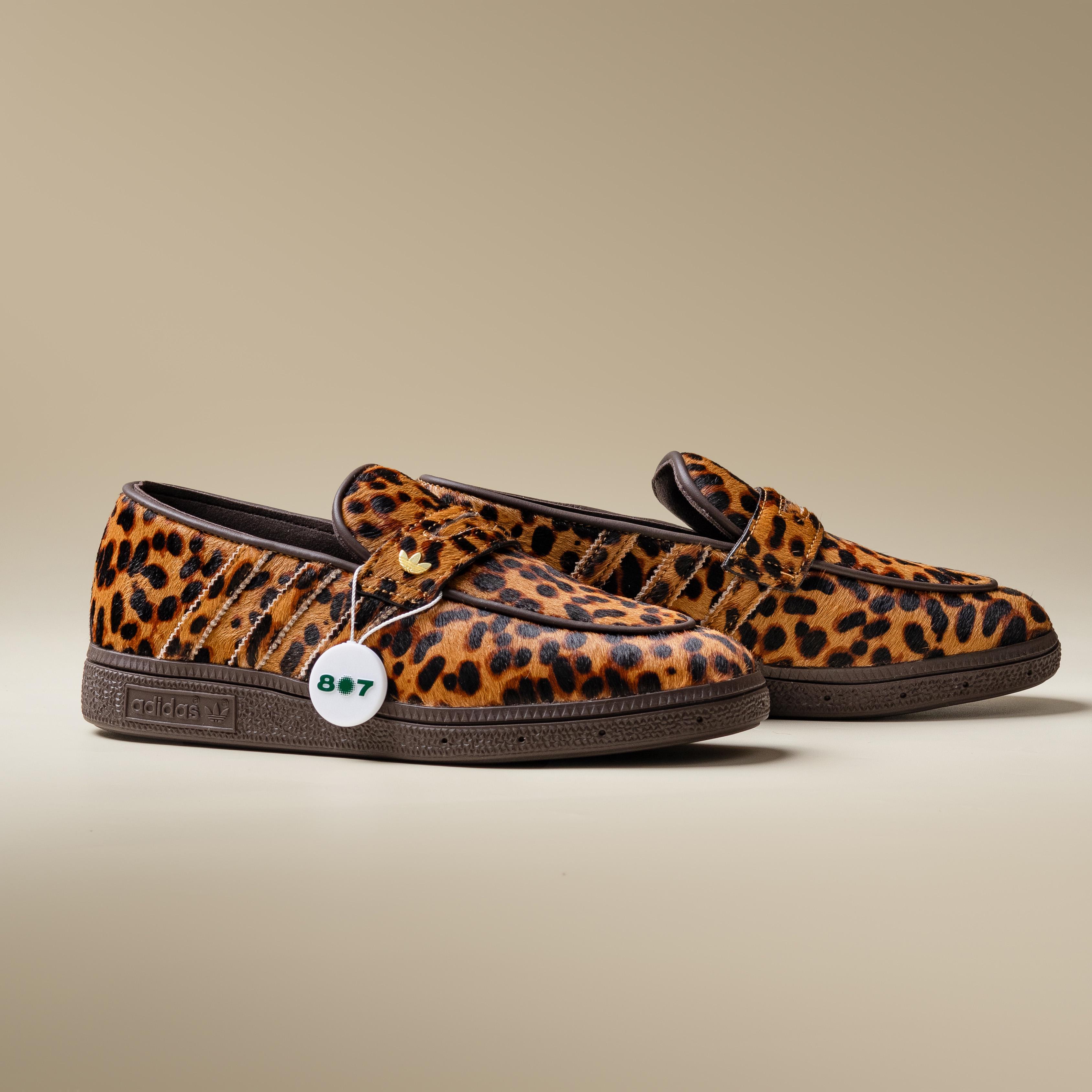 Adidas Handball Spezial Loafer Leopard Print Dark Brown