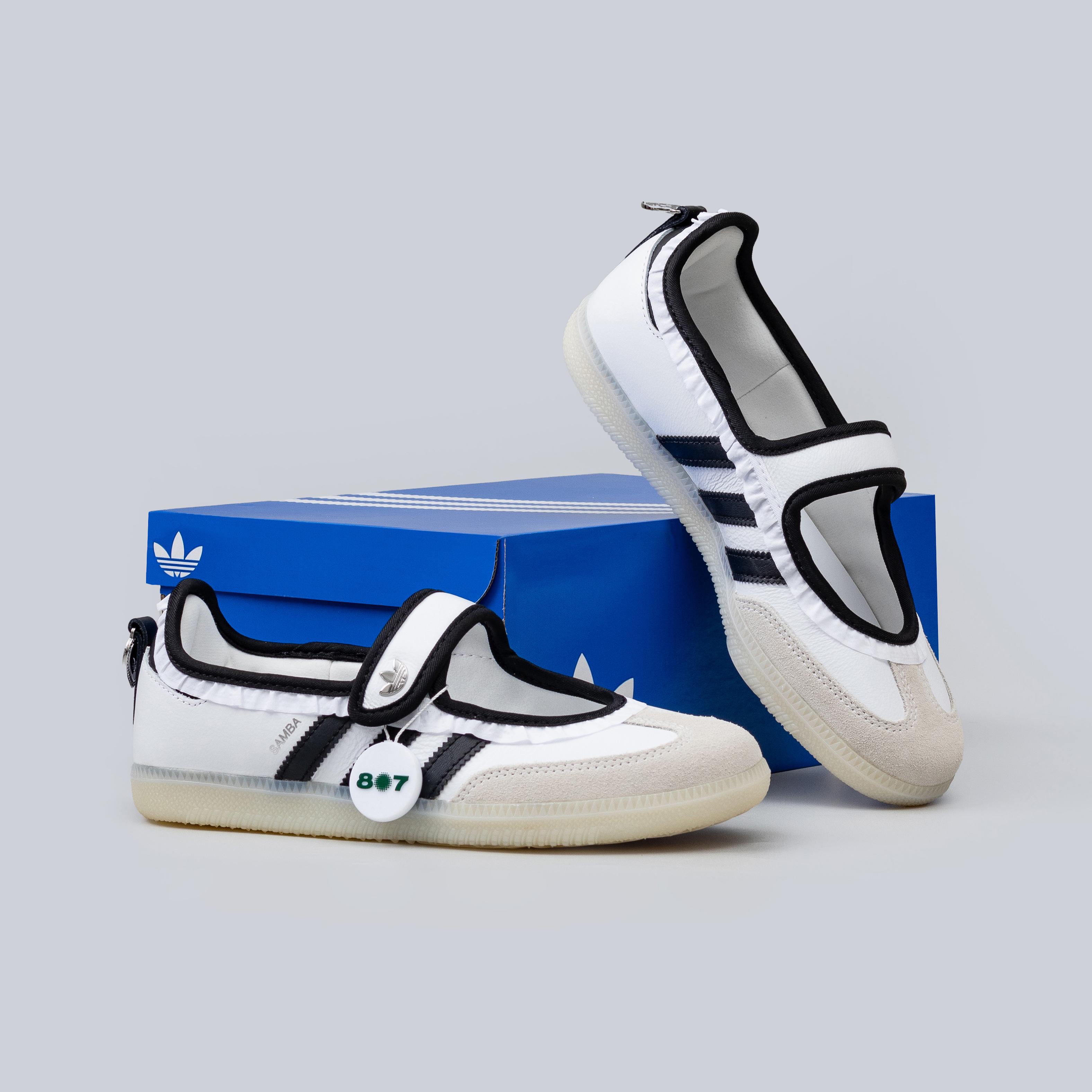 Adidas Samba Jane Frill Pack White Black