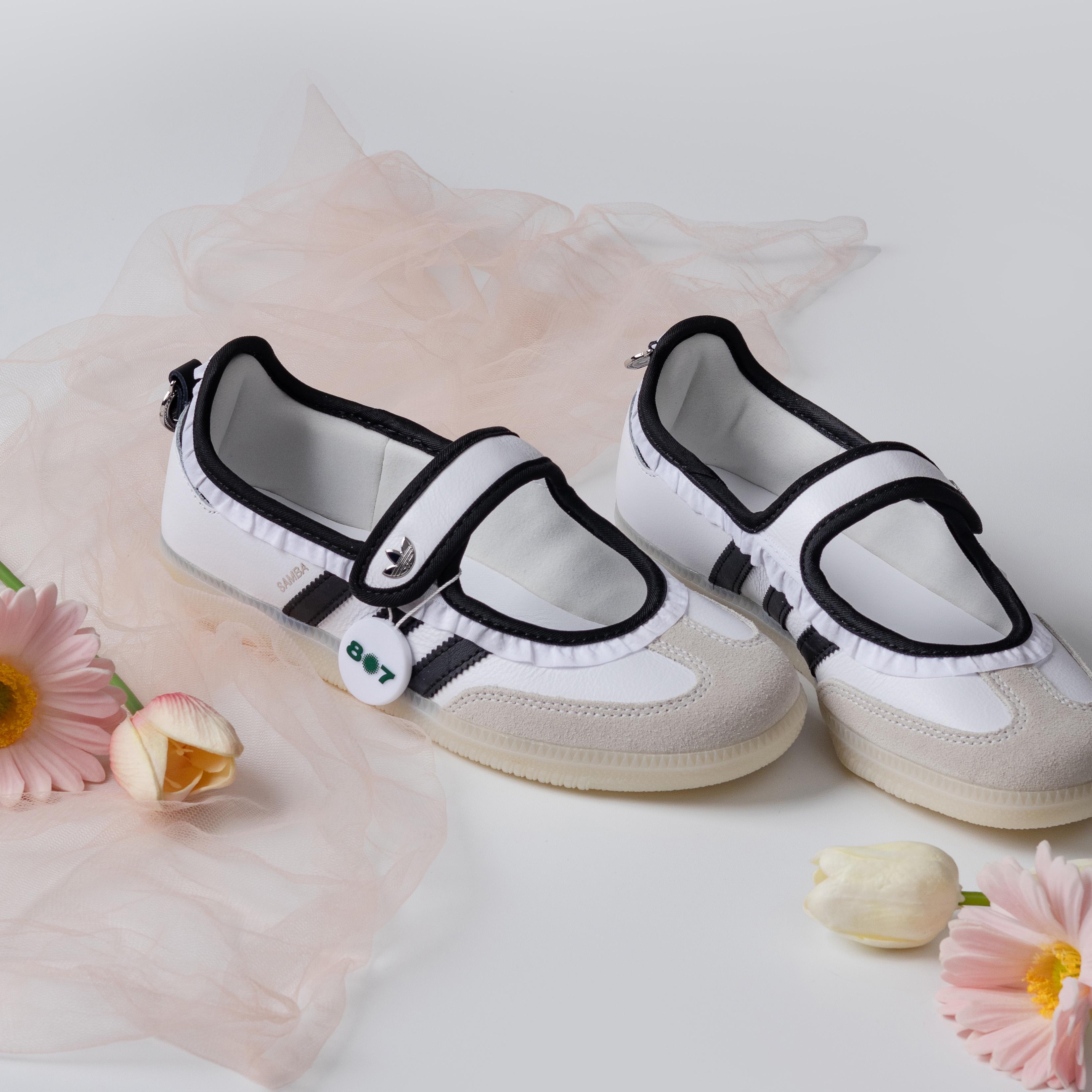 Adidas Samba Jane Frill Pack White Black