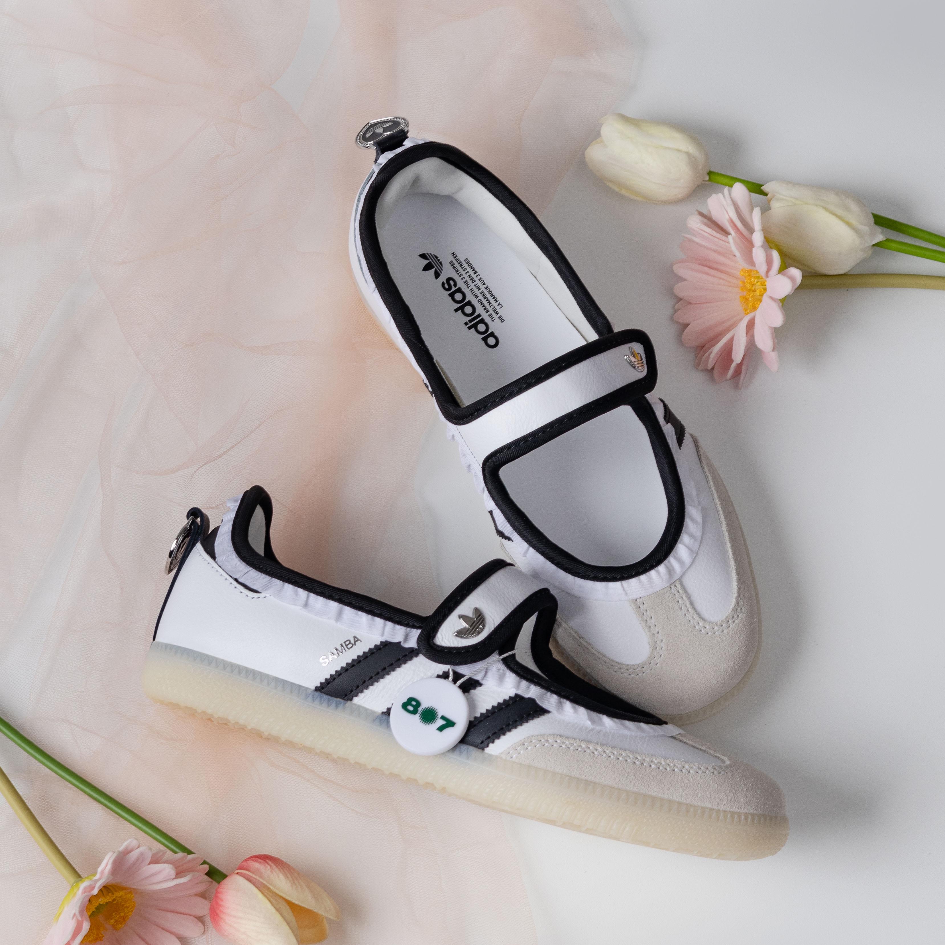 Adidas Samba Jane Frill Pack White Black