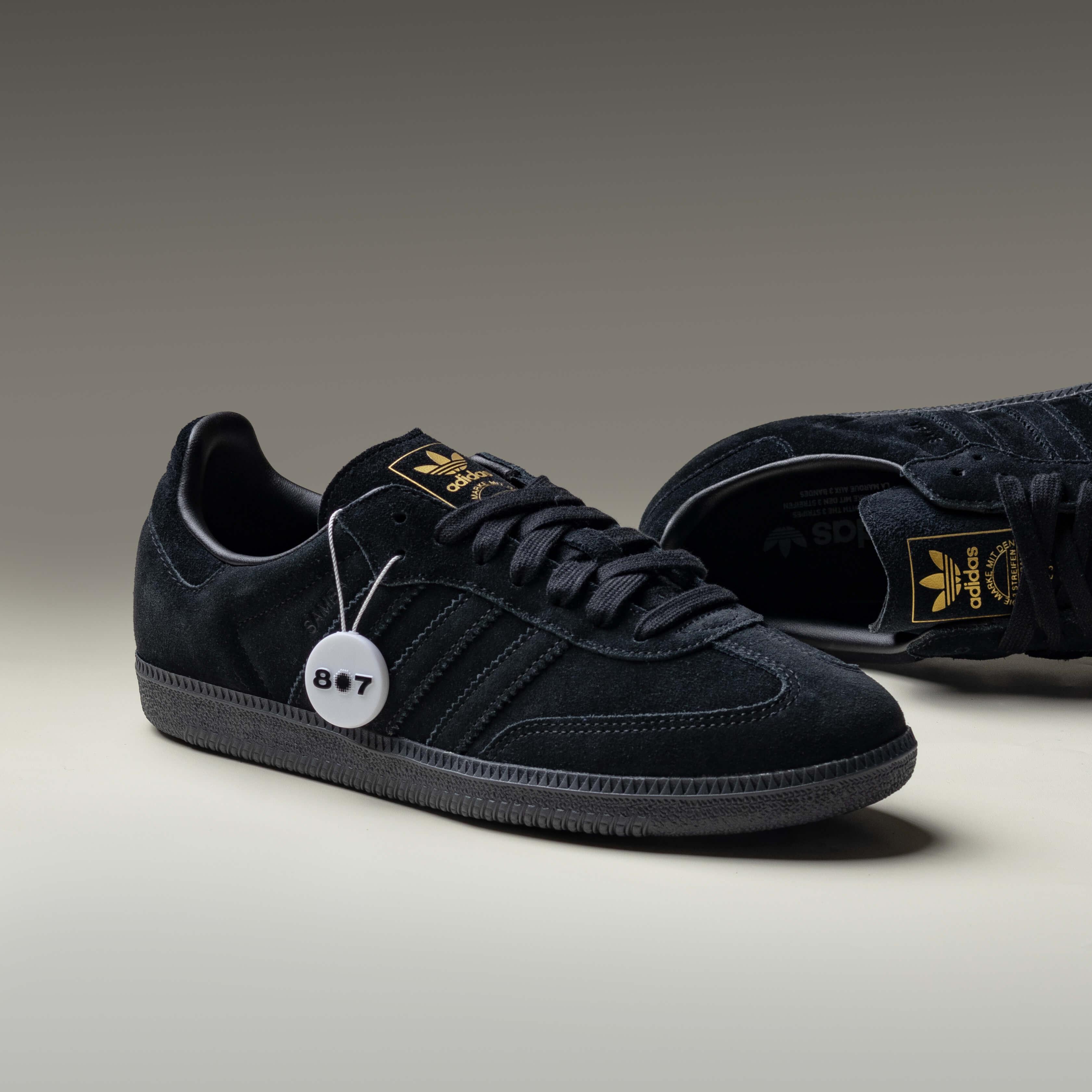 Adidas Samba OG Core Black Grey Three Gold Metallic