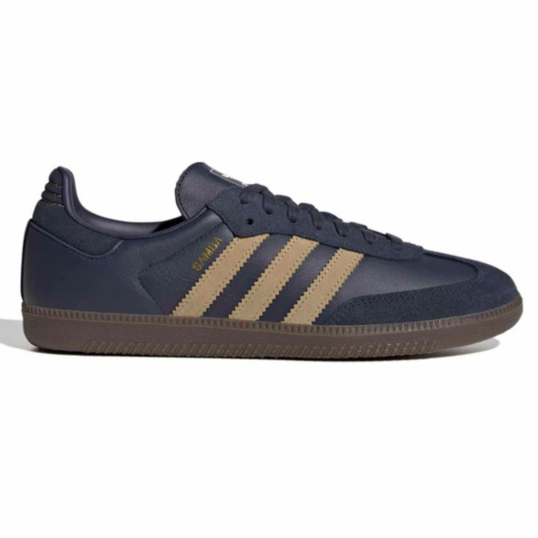Adidas Samba OG Shadow Navy Golden Beige