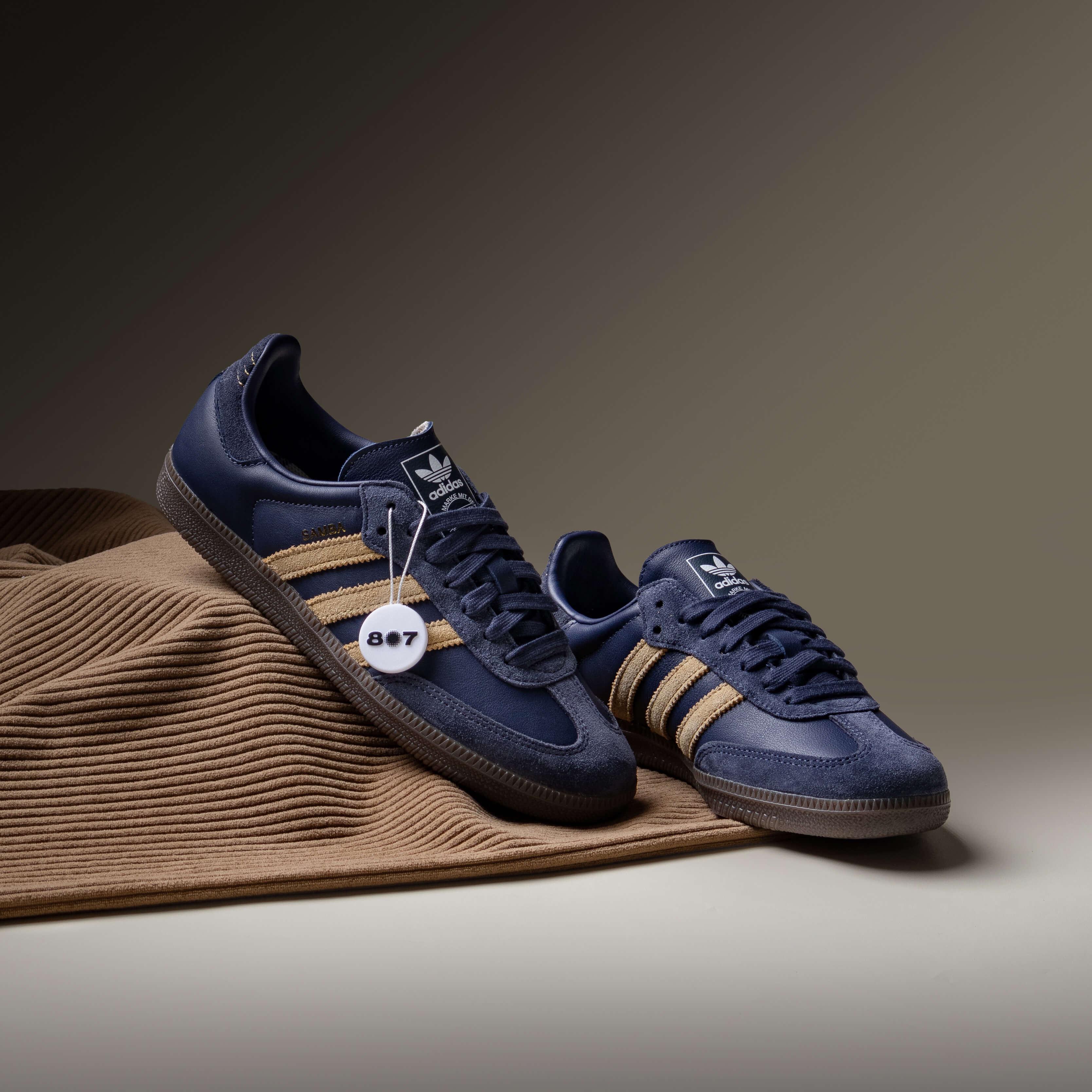 Adidas Samba OG Shadow Navy Golden Beige