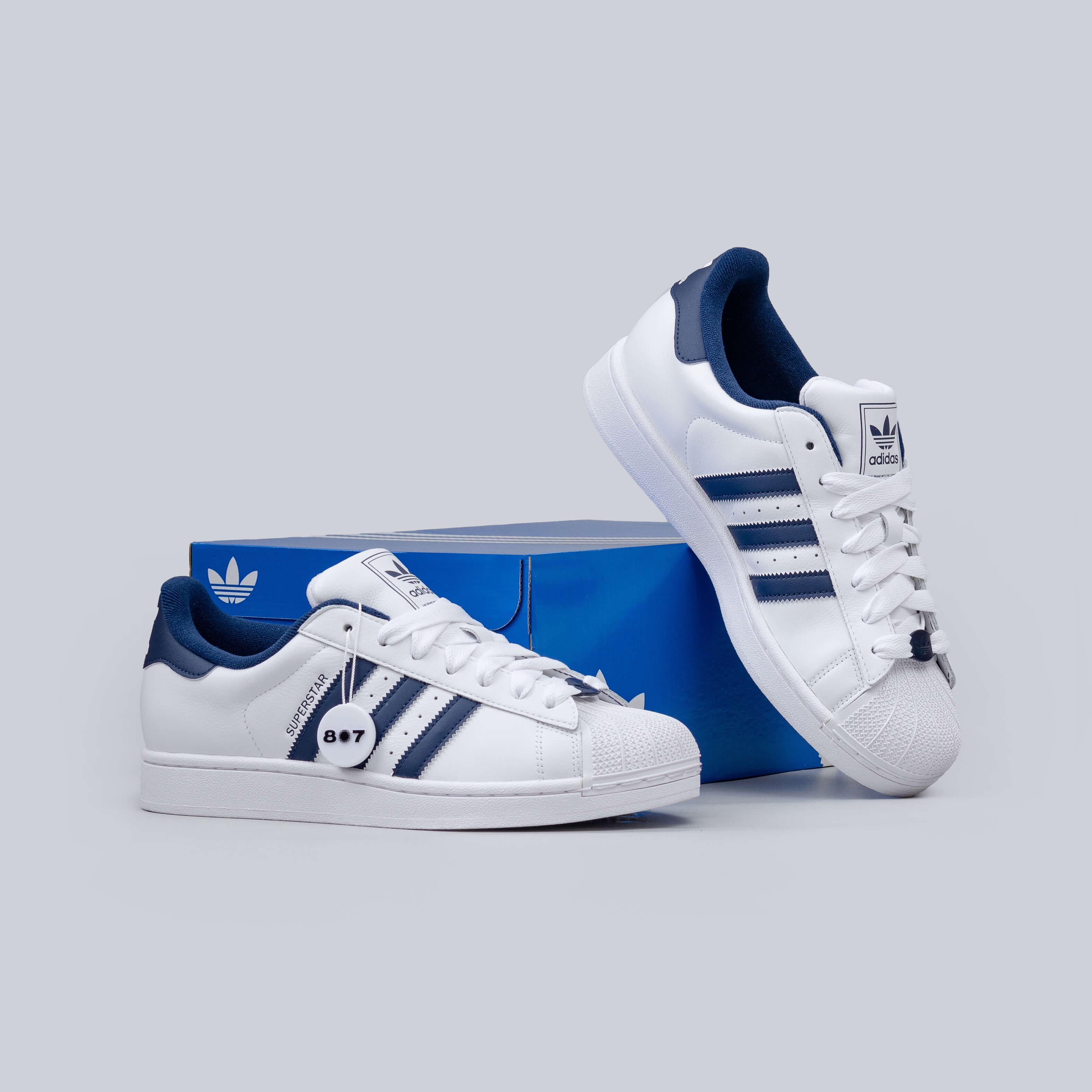 Adidas Superstar II Cloud White Night Indigo