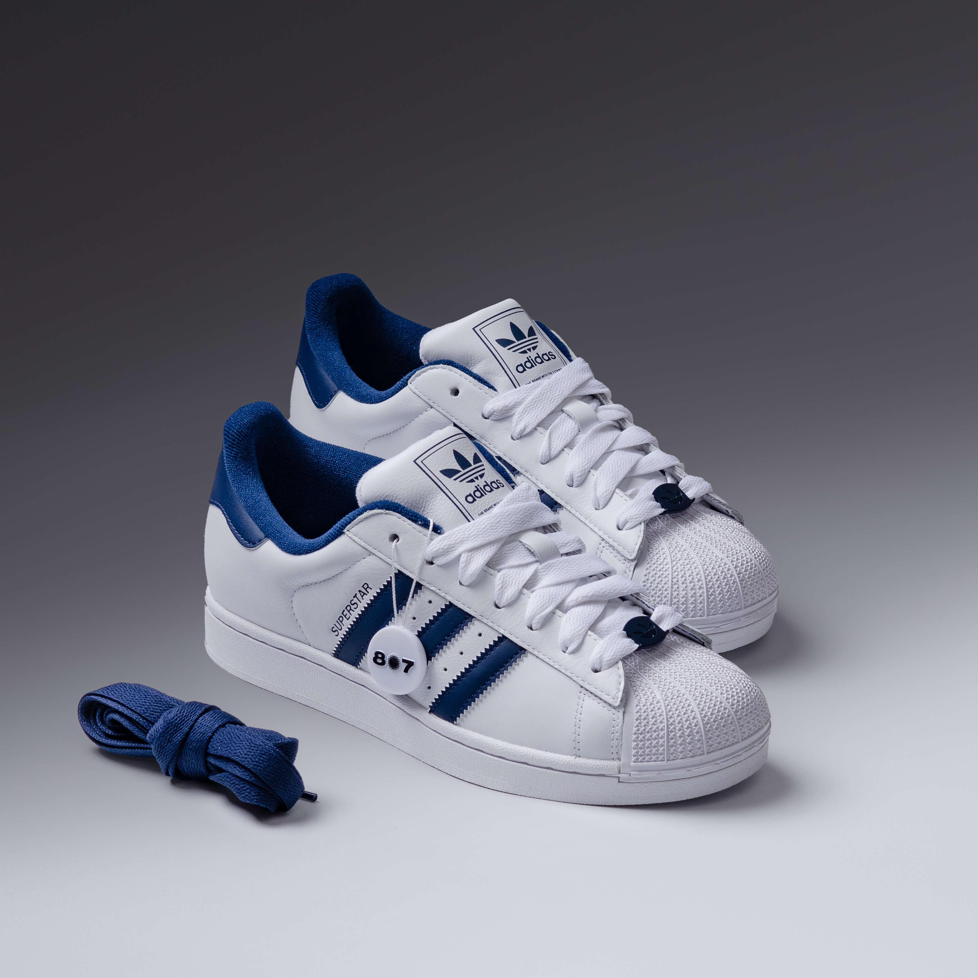 Adidas Superstar II Cloud White Night Indigo