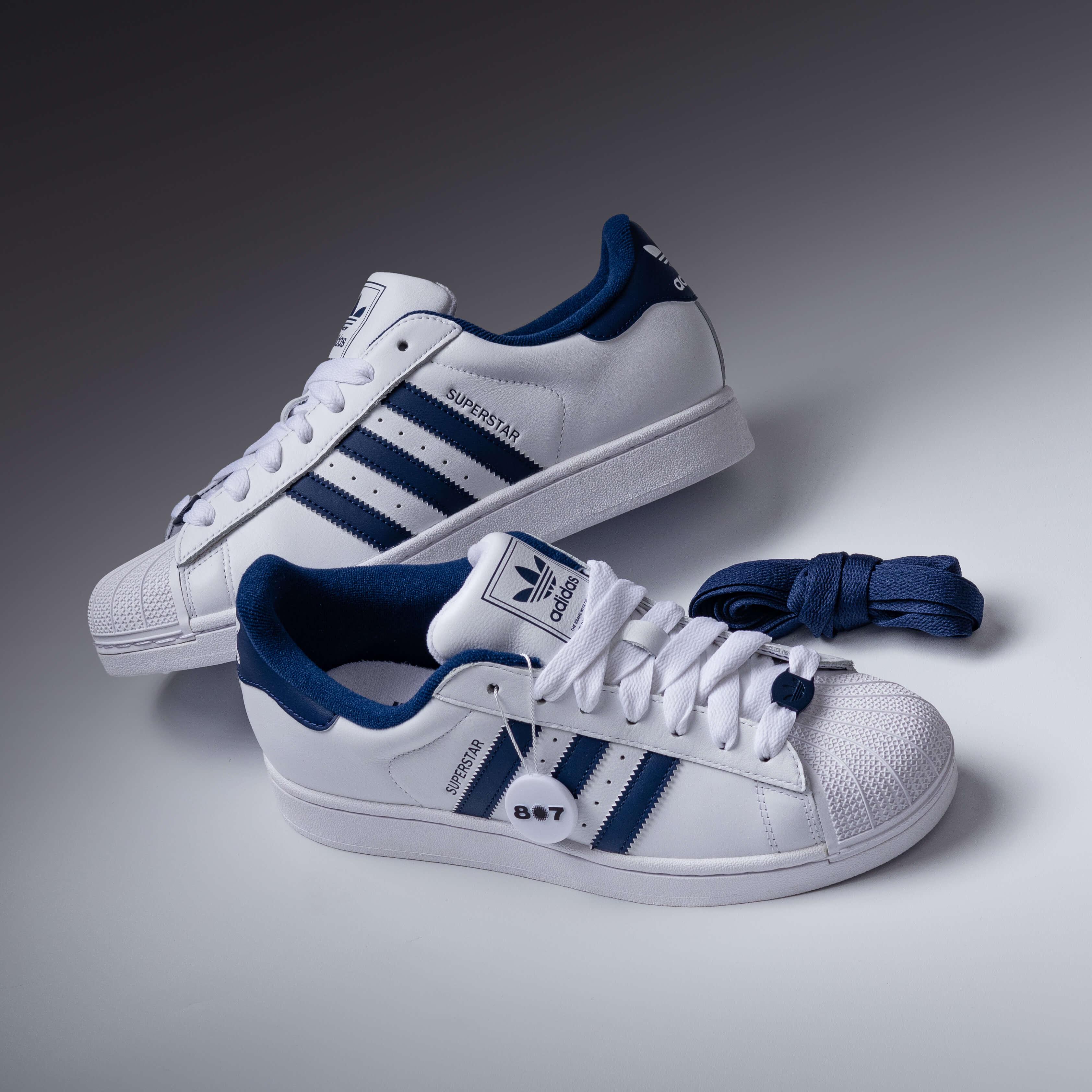 Adidas Superstar II Cloud White Night Indigo