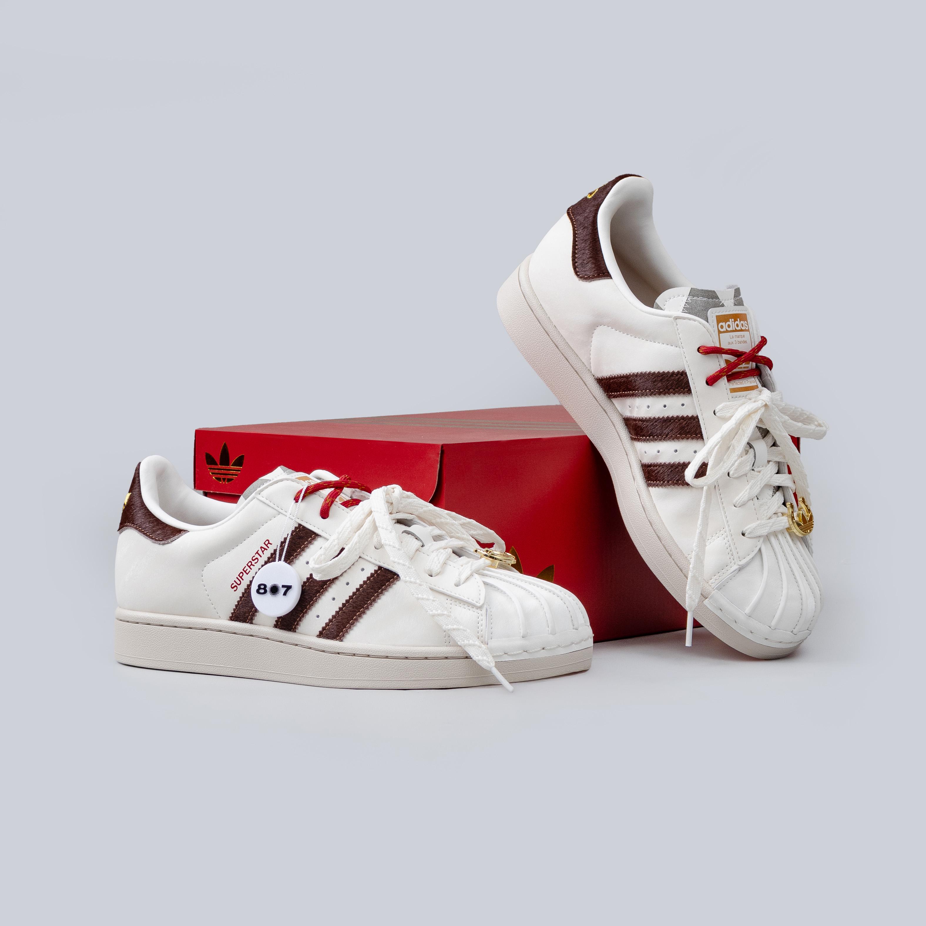Adidas Superstar II CNY Cloud White Preloved Brown Alumina