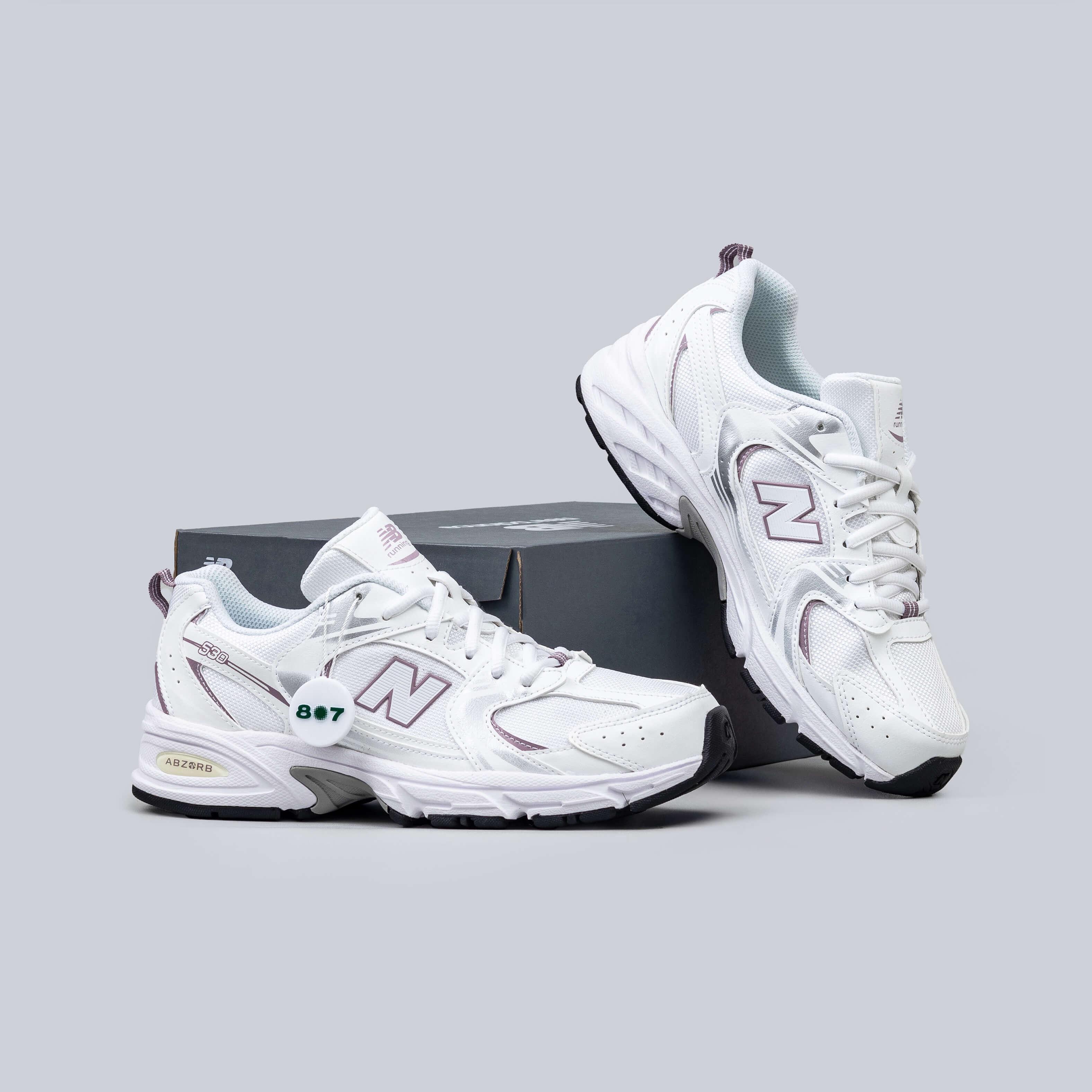 New Balance 530 White Pink Mauve GS Women