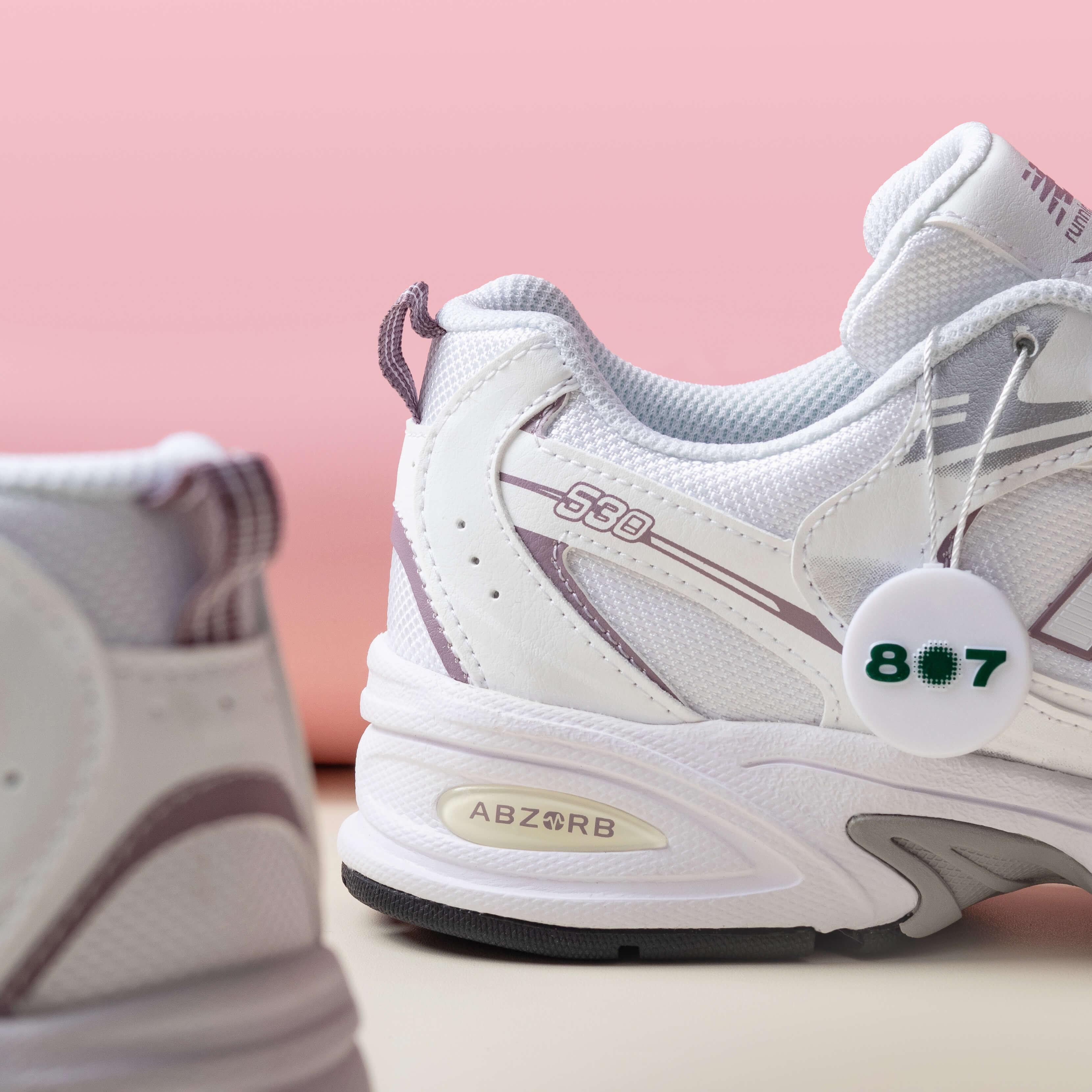 New Balance 530 White Pink Mauve GS Women