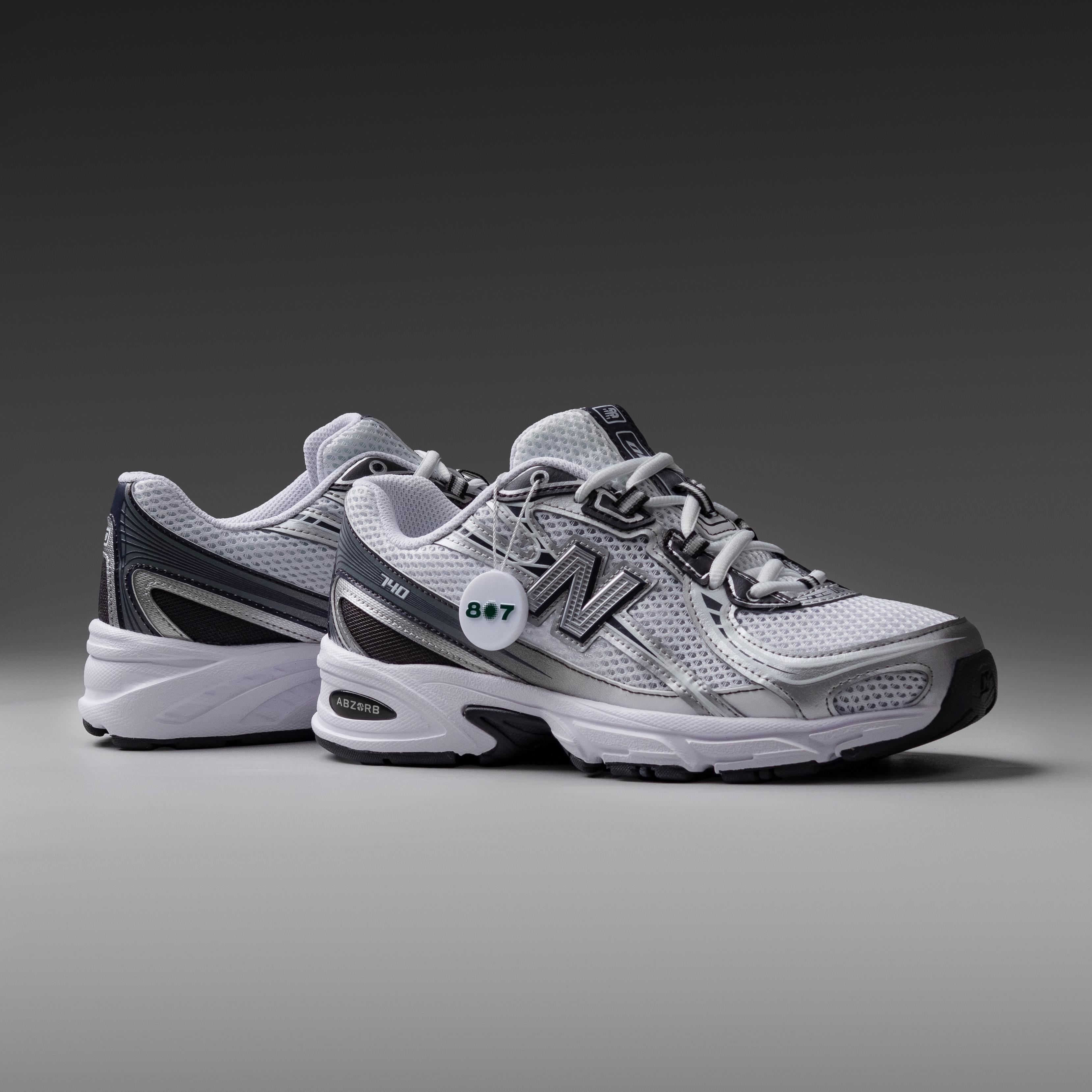 New Balance 740 White Metallic Silver Black