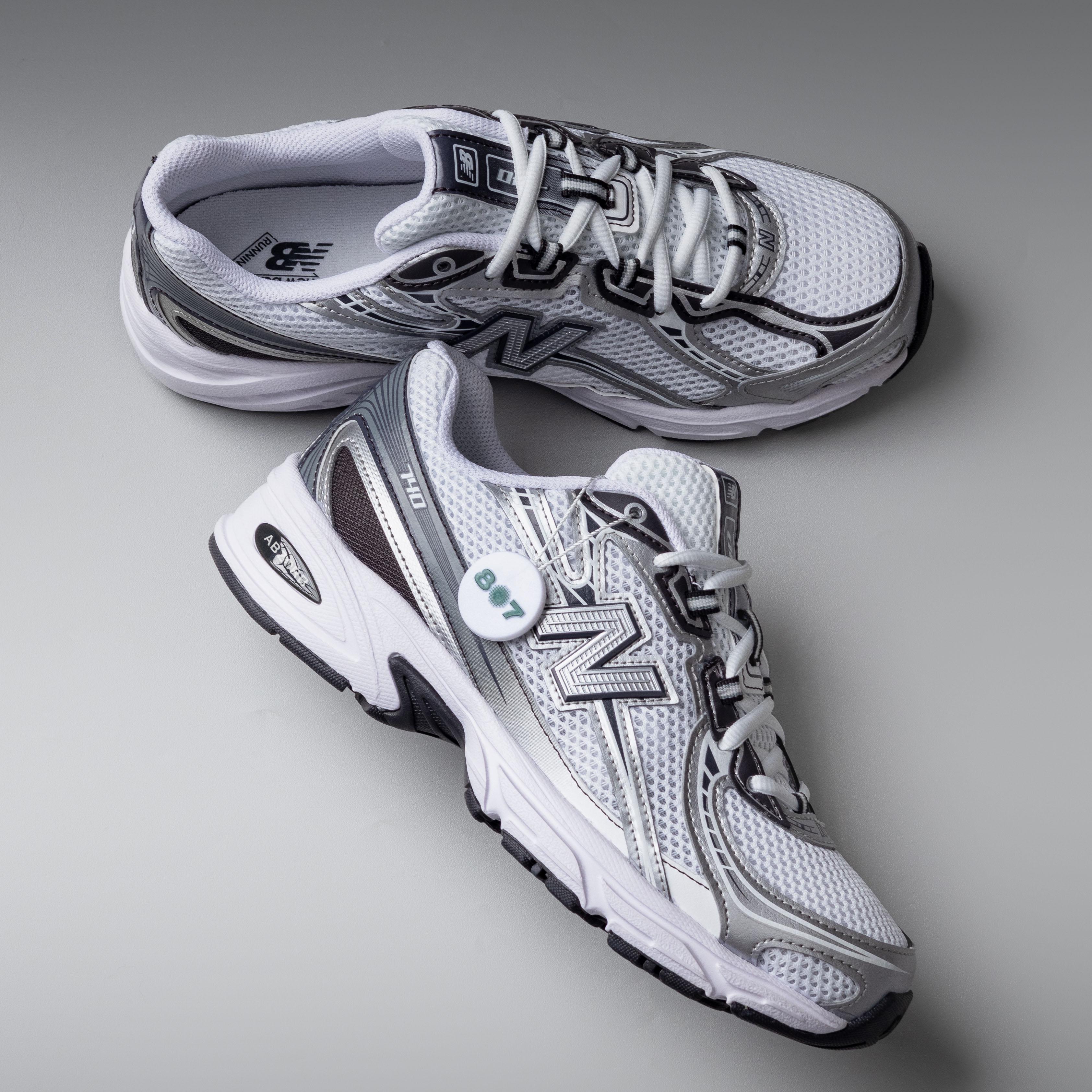 New Balance 740 White Metallic Silver Black