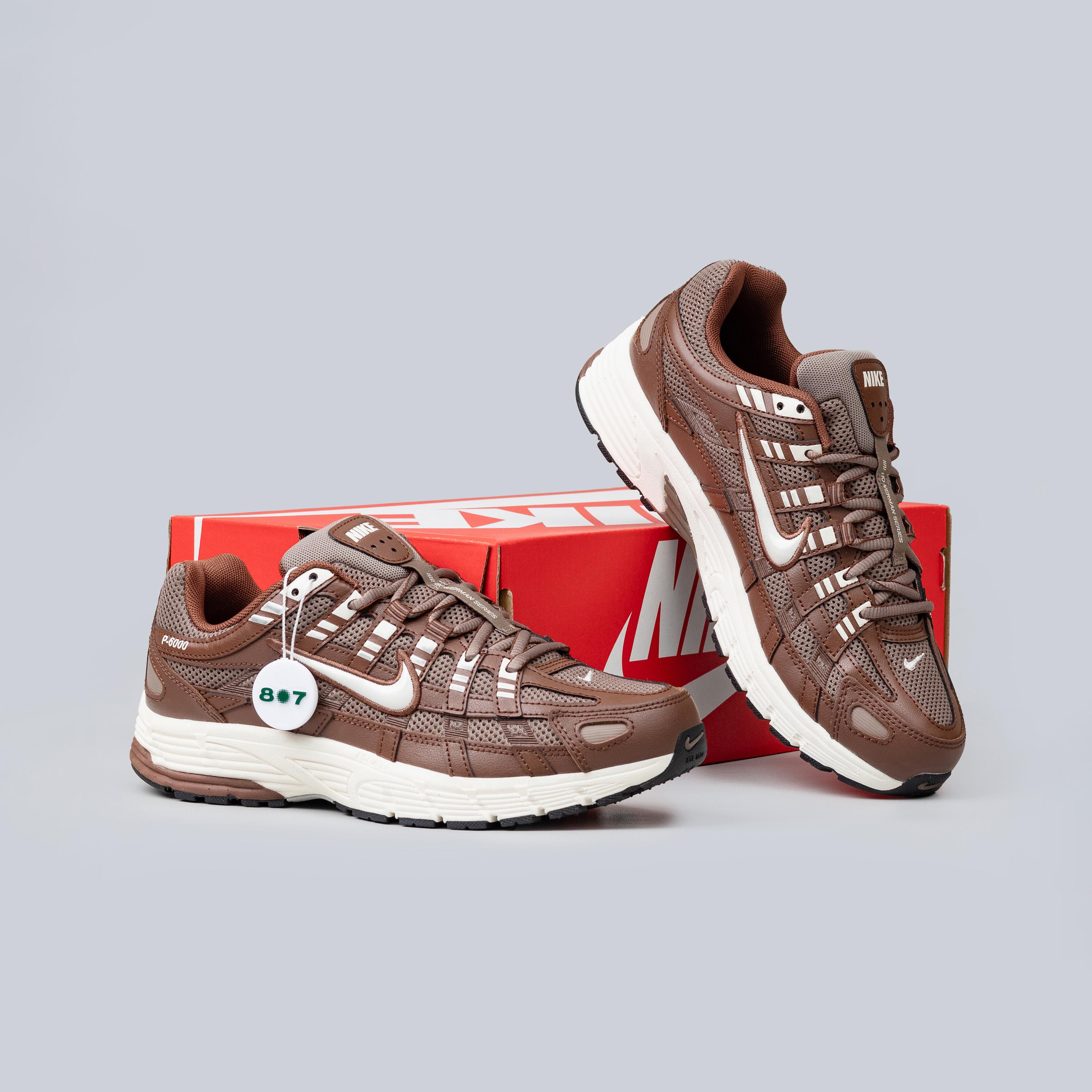 Nike P6000 Fauna White Brown