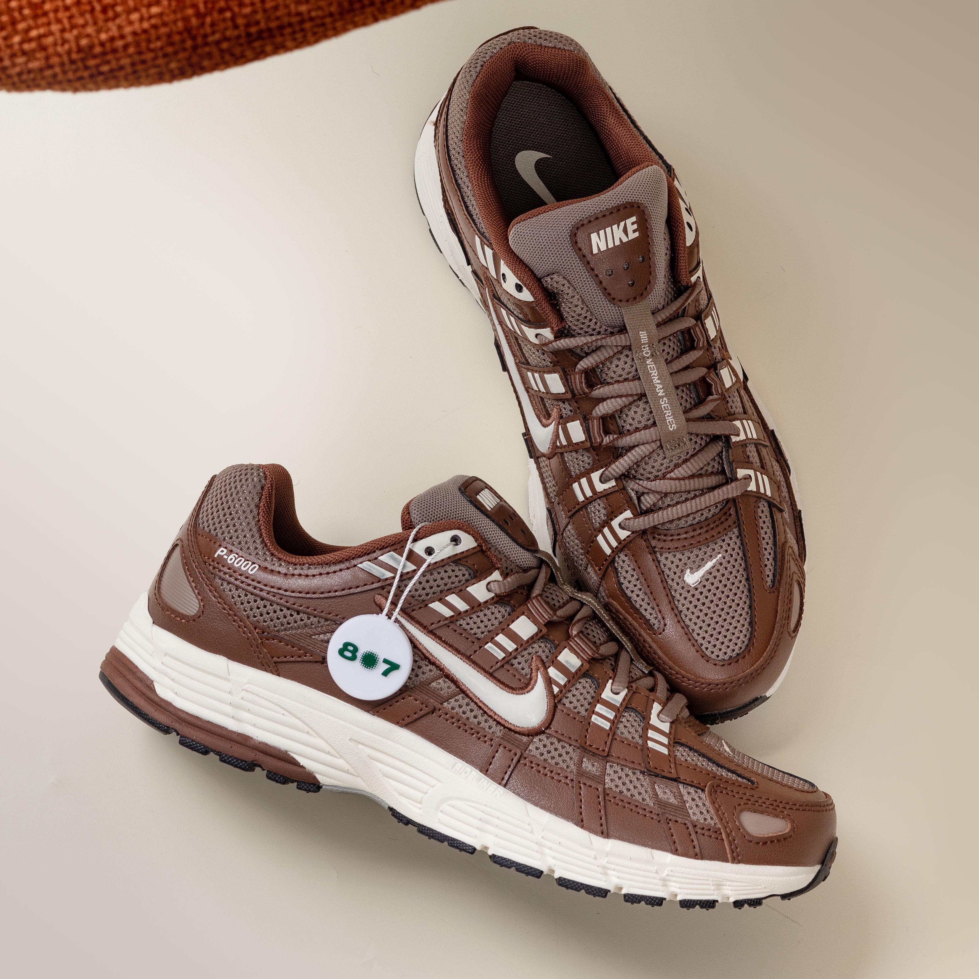 Nike P6000 Fauna White Brown