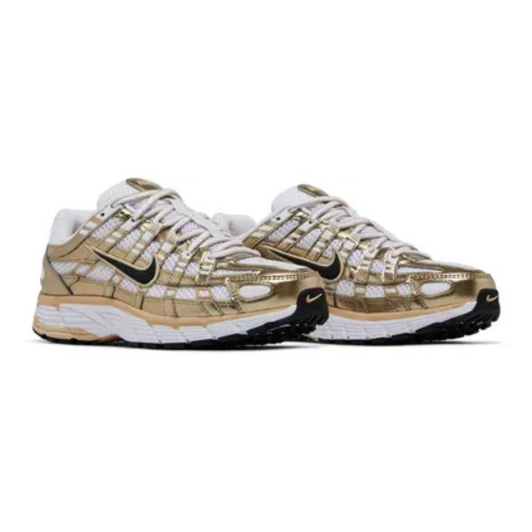 Nike P6000 Gold White Metallic