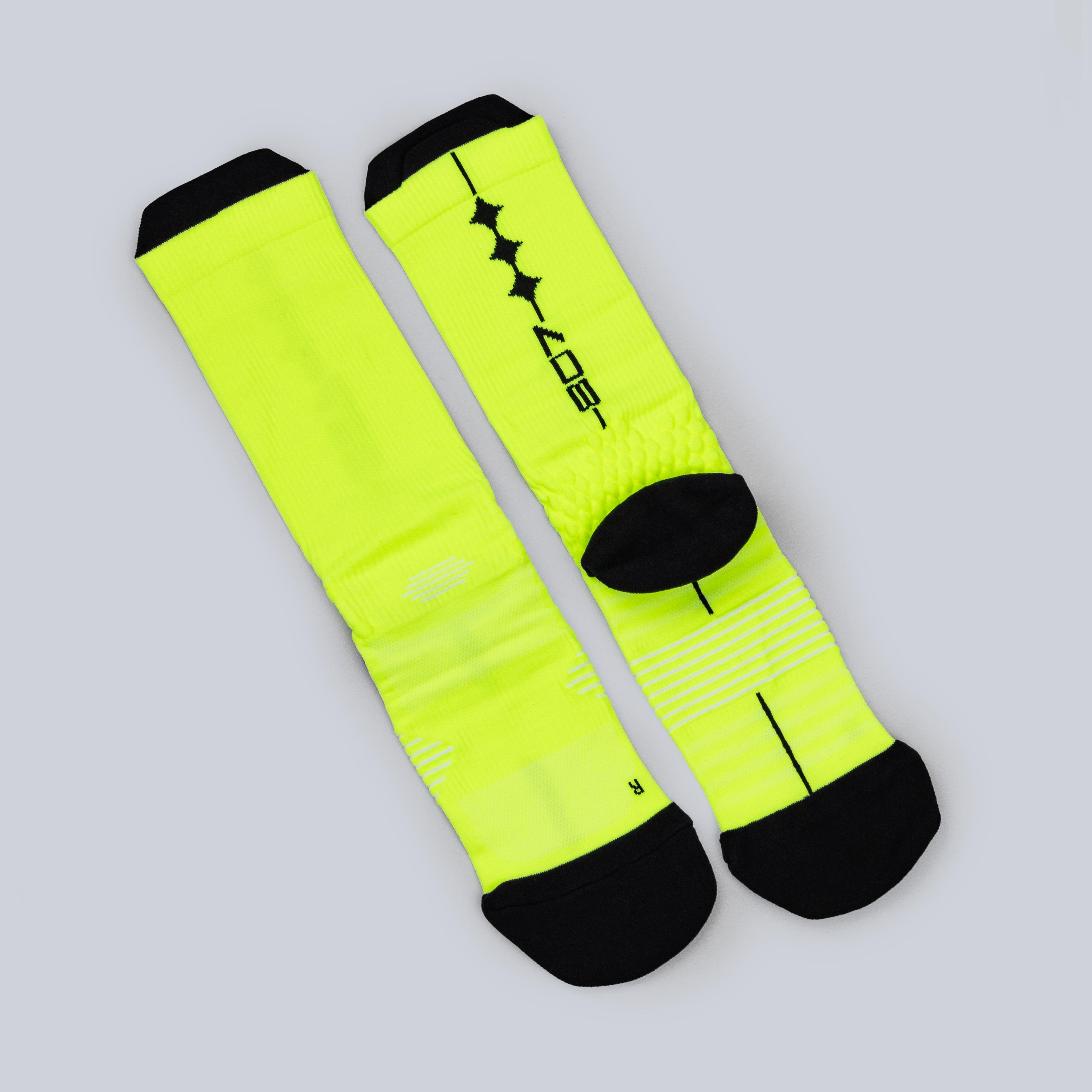 807 Identity Active Neon Running Sock 