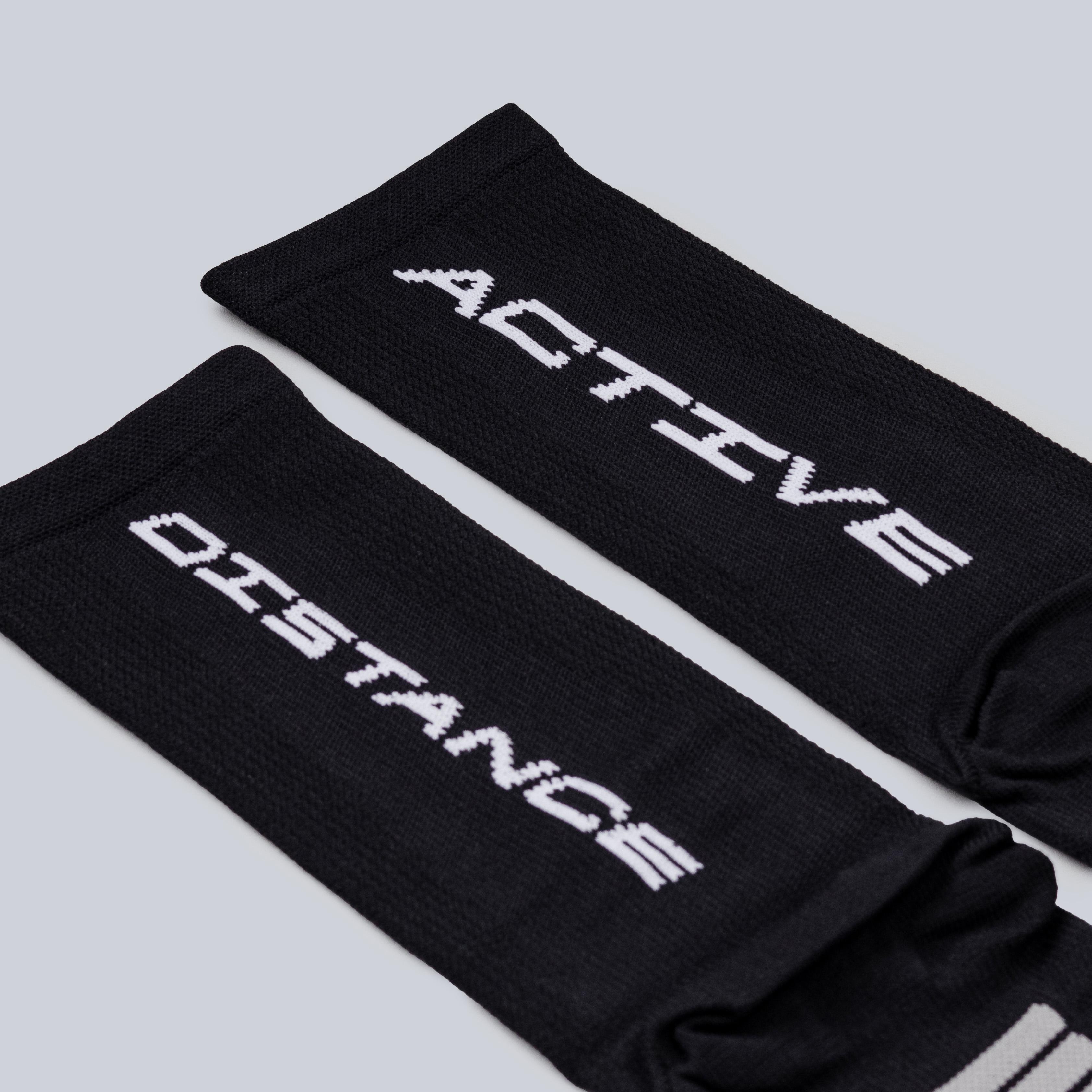 807 Identity Pace Black Running Sock 