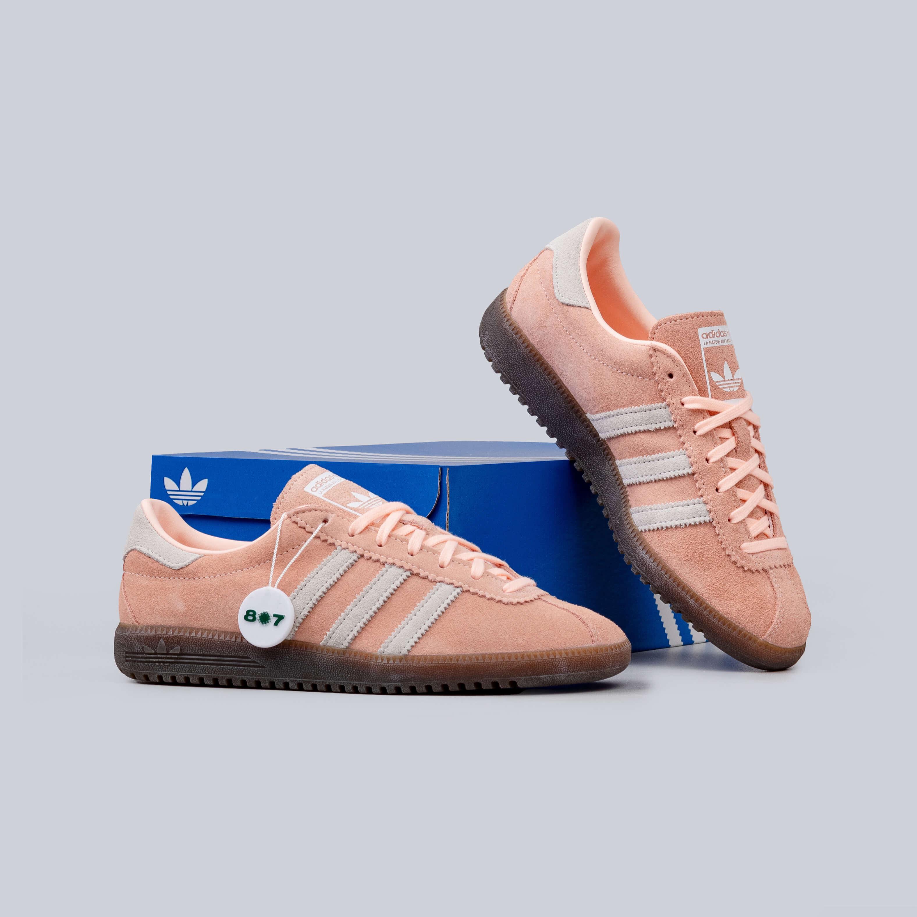 Adidas Bermuda Clear Orange Cloud White Semi Coral