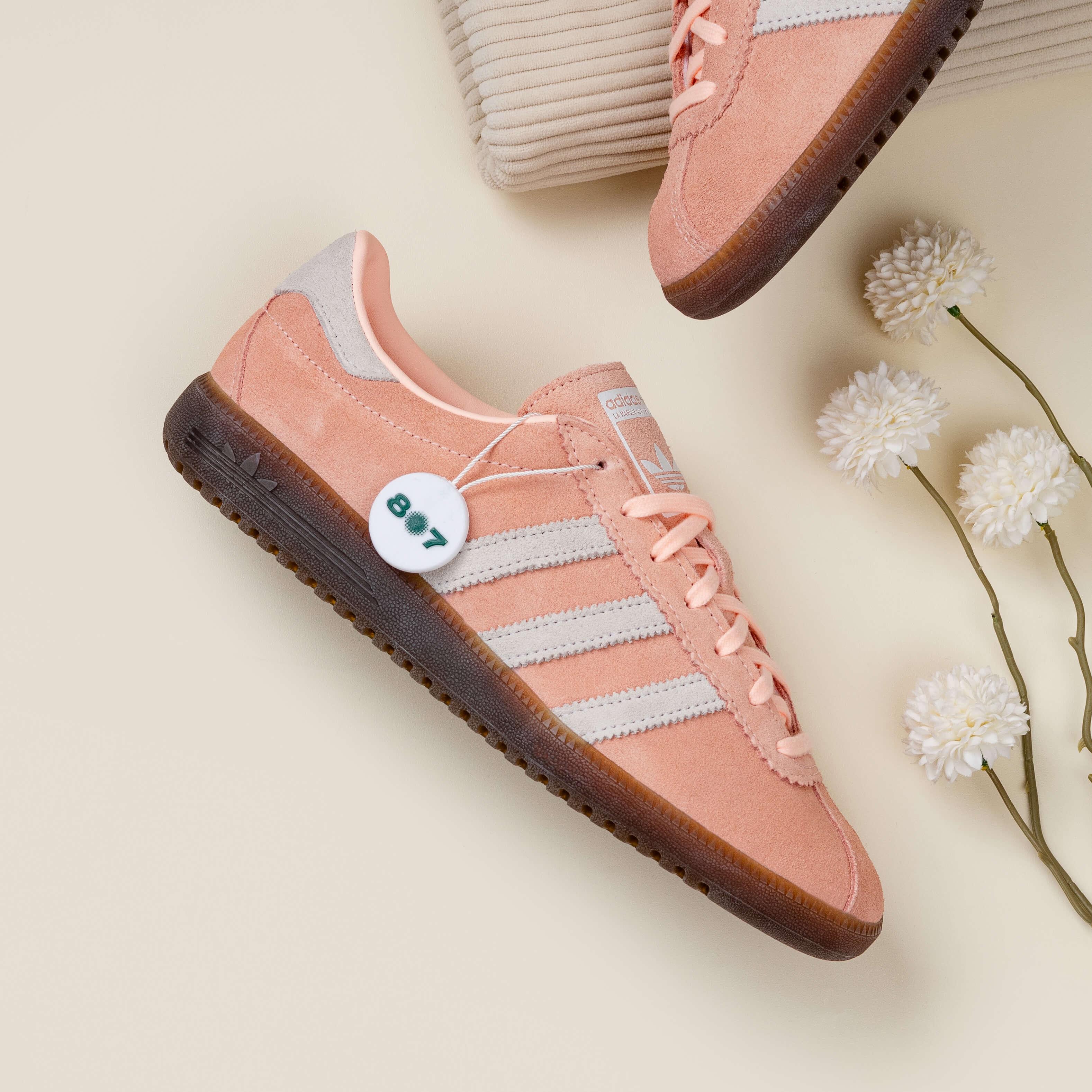 Adidas Bermuda Clear Orange Cloud White Semi Coral