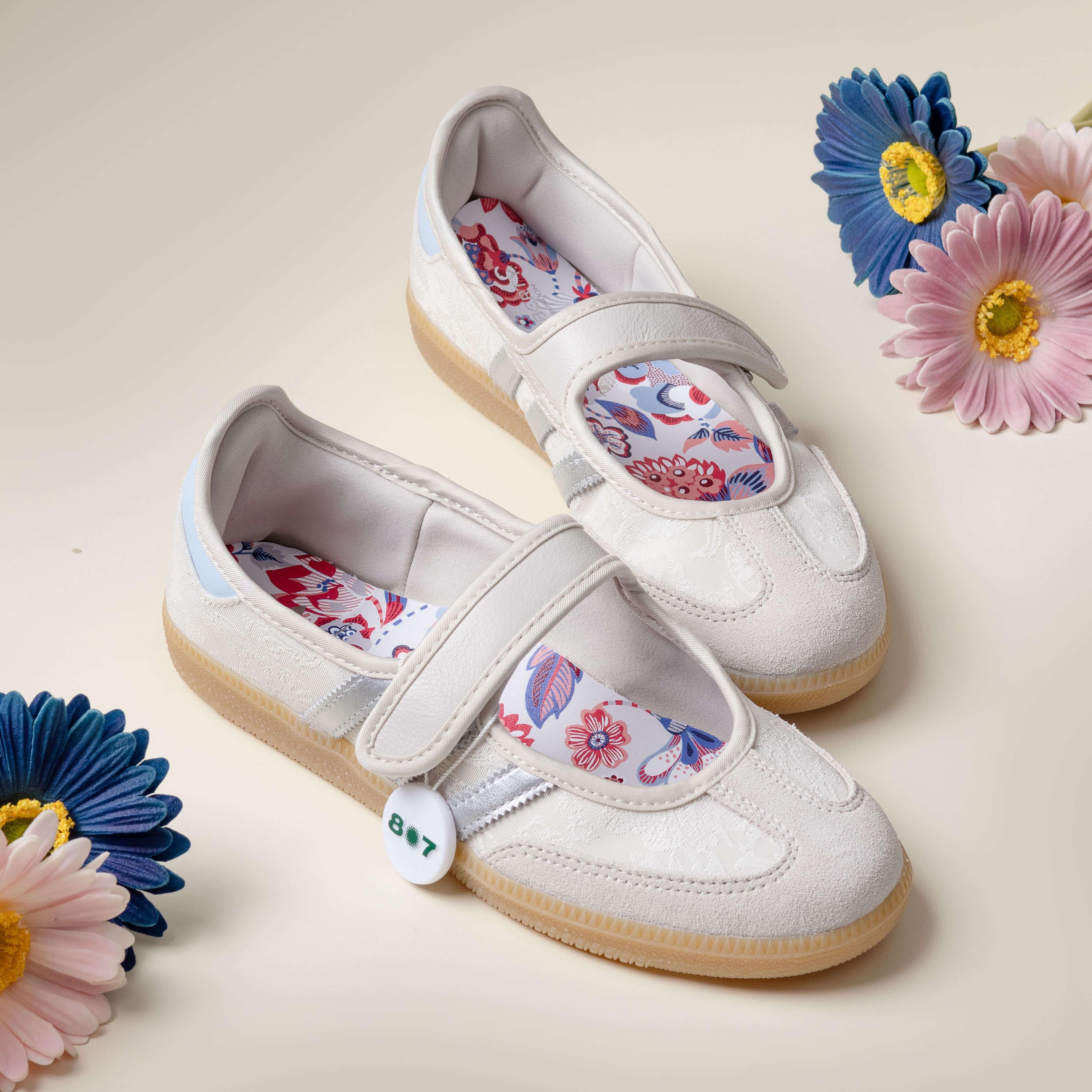 Adidas Samba Jane Liberty London Chalk Pearl Silver