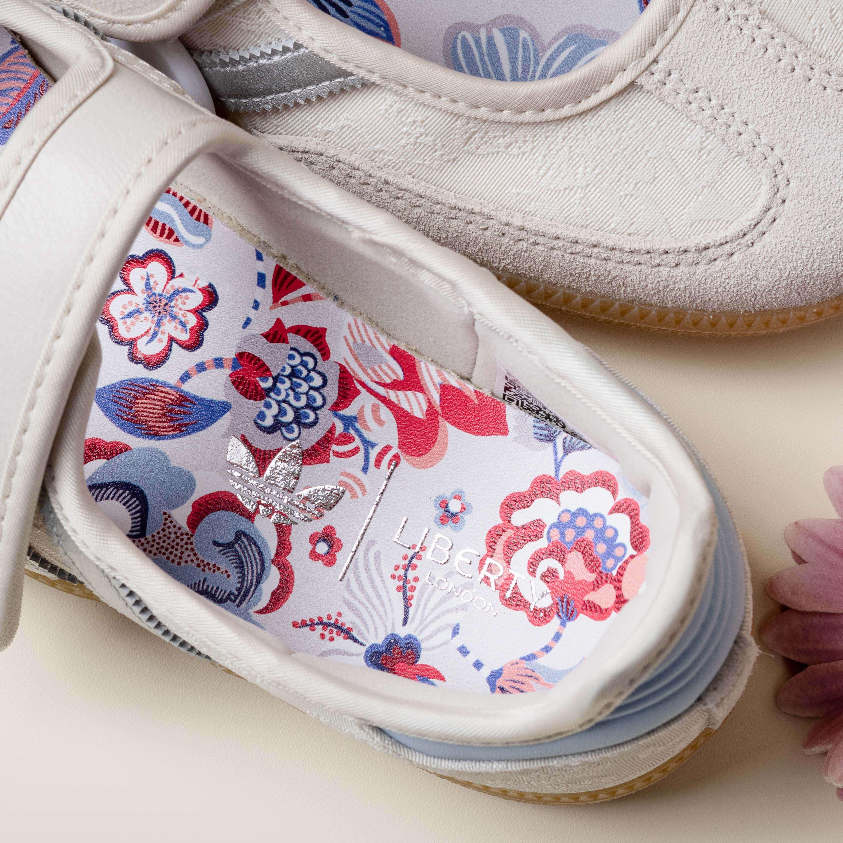Adidas Samba Jane Liberty London Chalk Pearl Silver