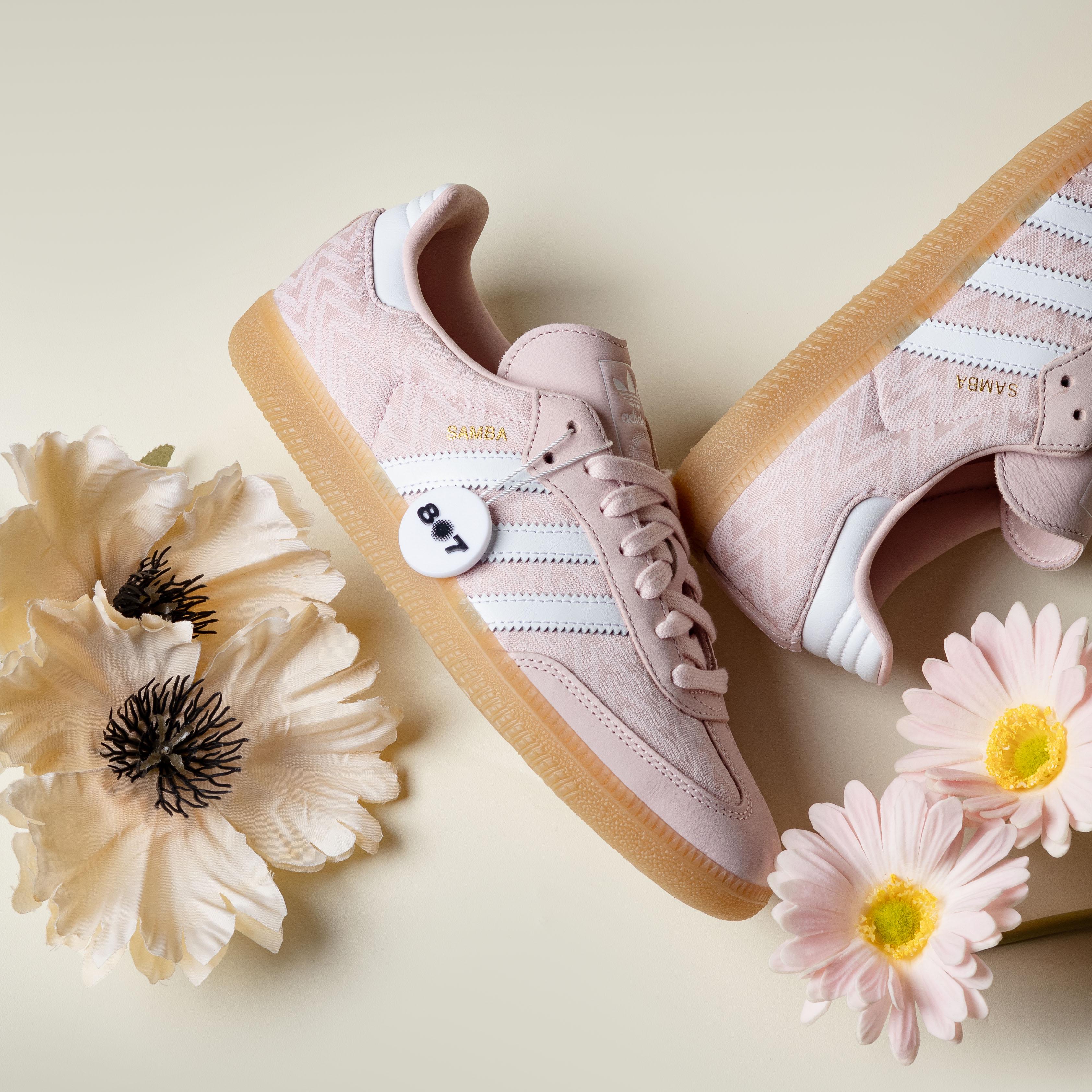 Adidas Samba OG Sandy Pink White Gold 