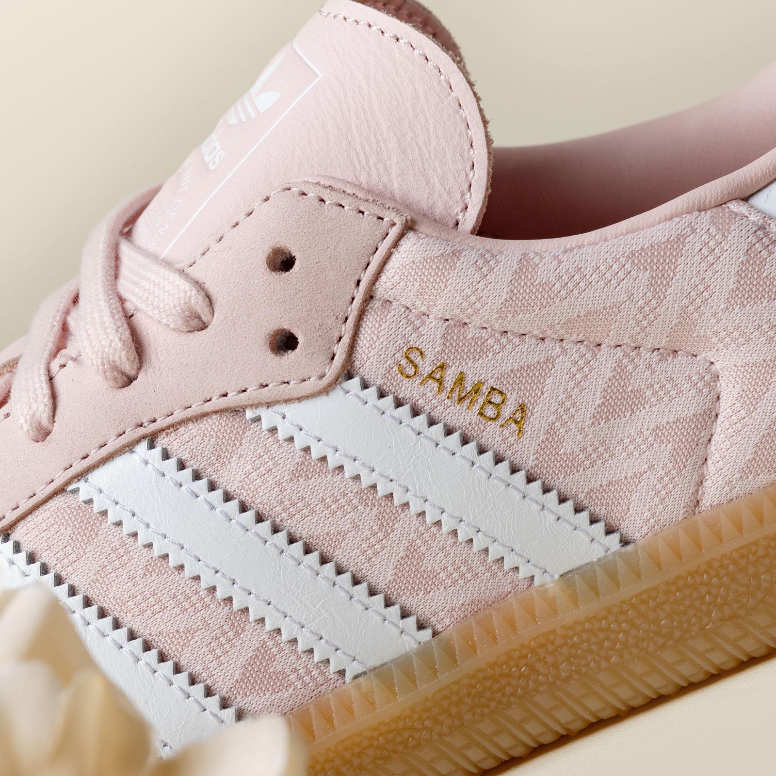Adidas Samba OG Sandy Pink White Gold 