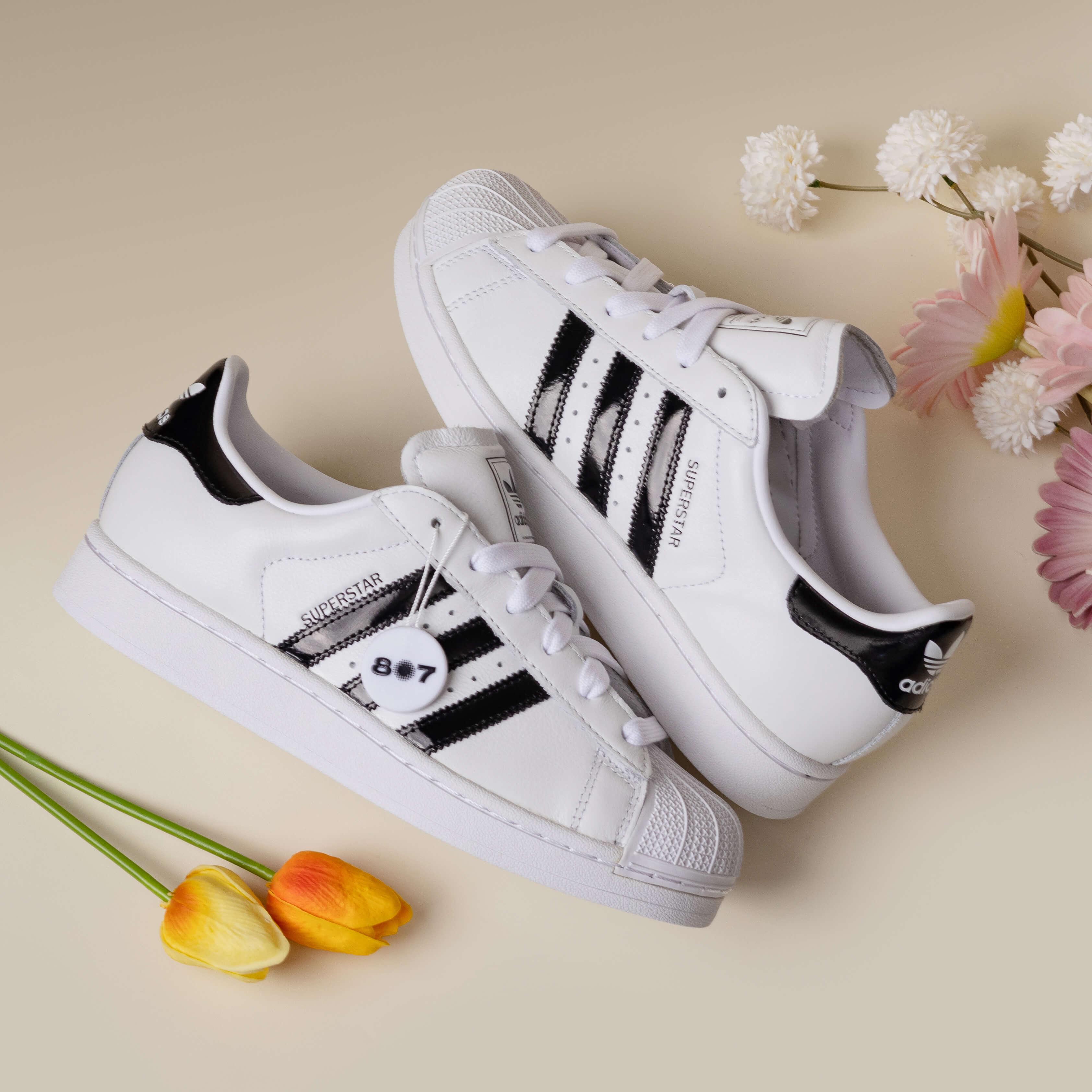 Adidas Superstar II Cloud White Black