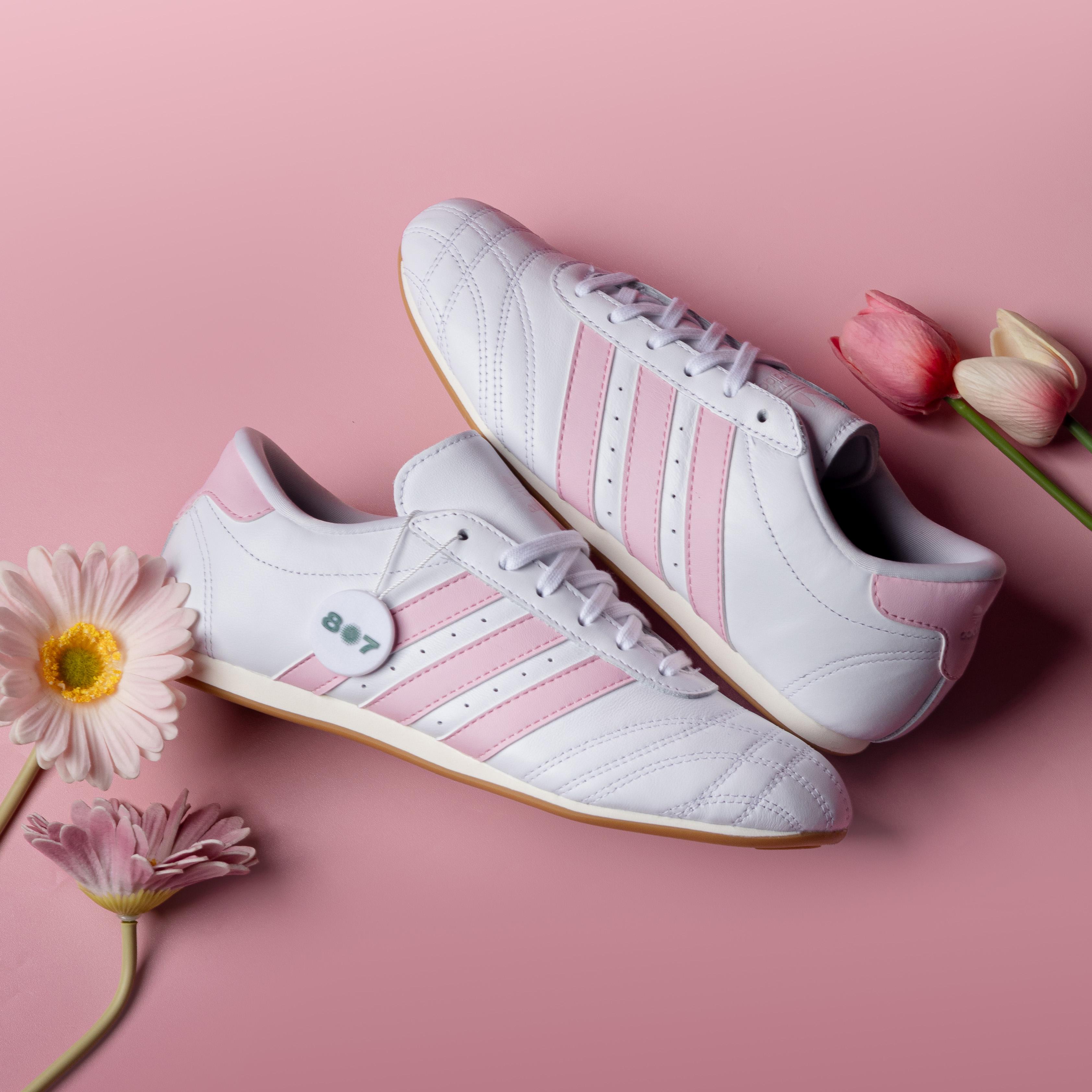 Adidas Taekwondo White Clear Pink Gum 