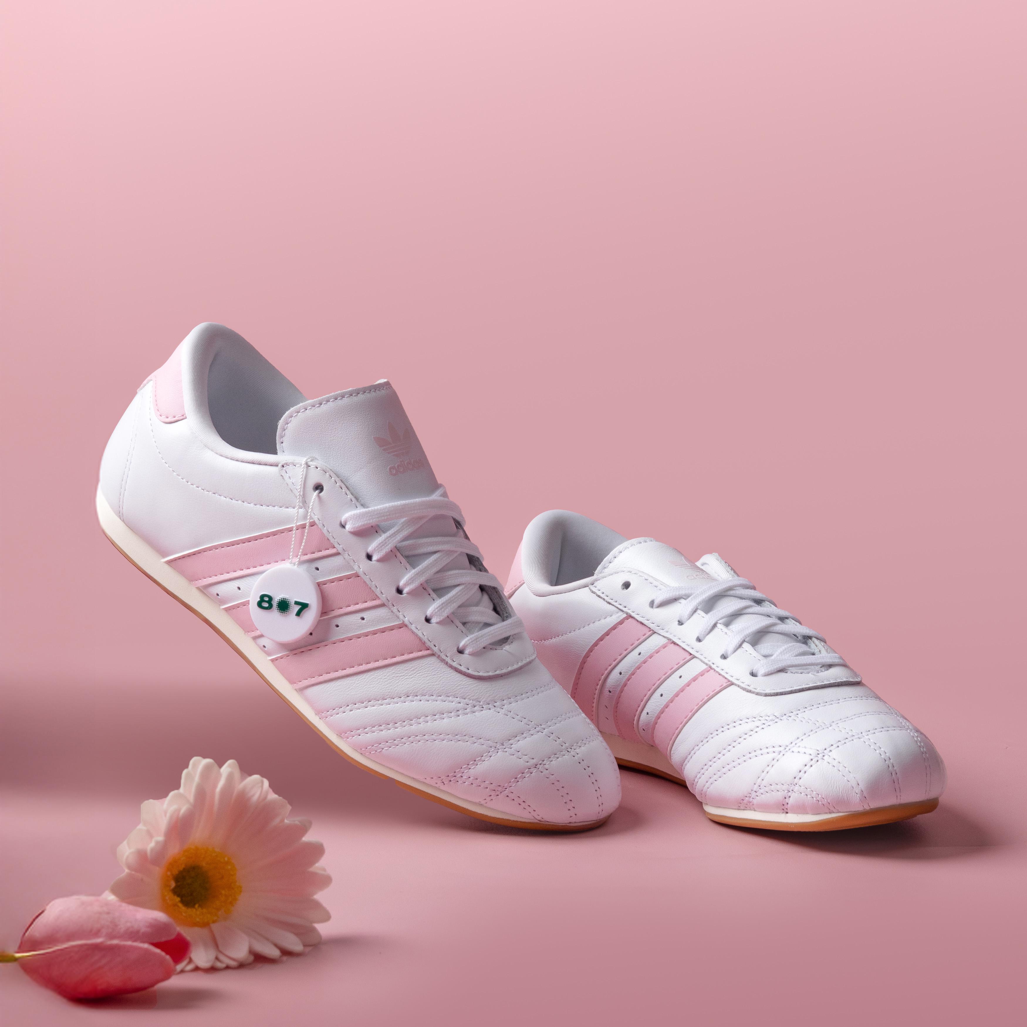 Adidas Taekwondo White Clear Pink Gum 