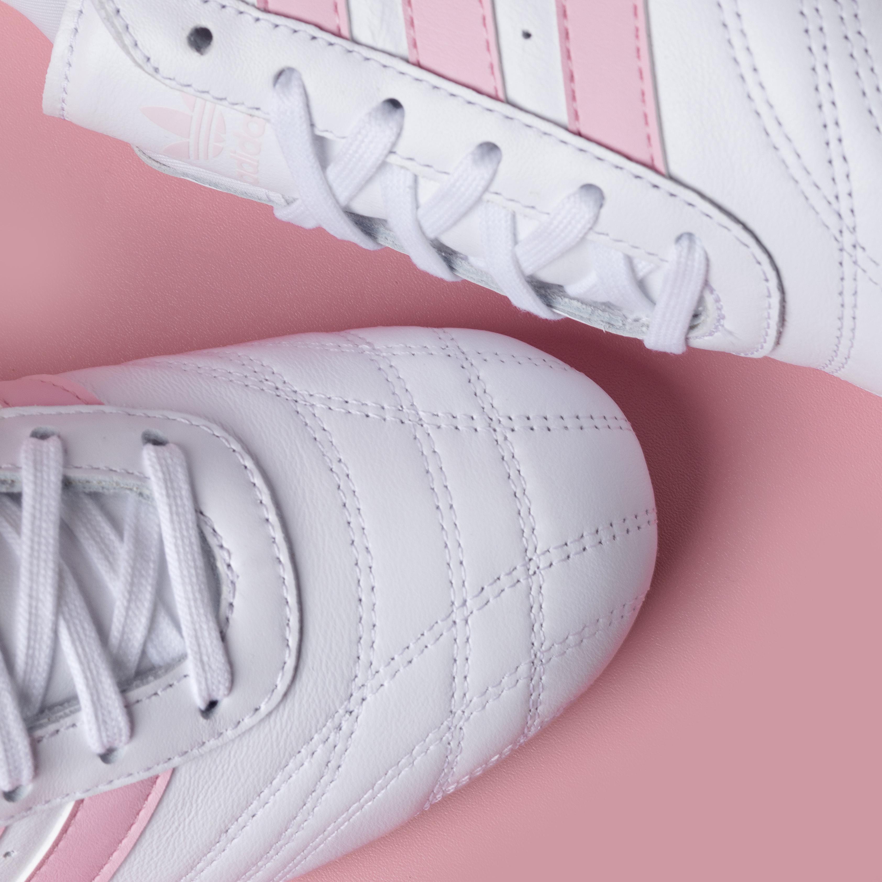Adidas Taekwondo White Clear Pink Gum 
