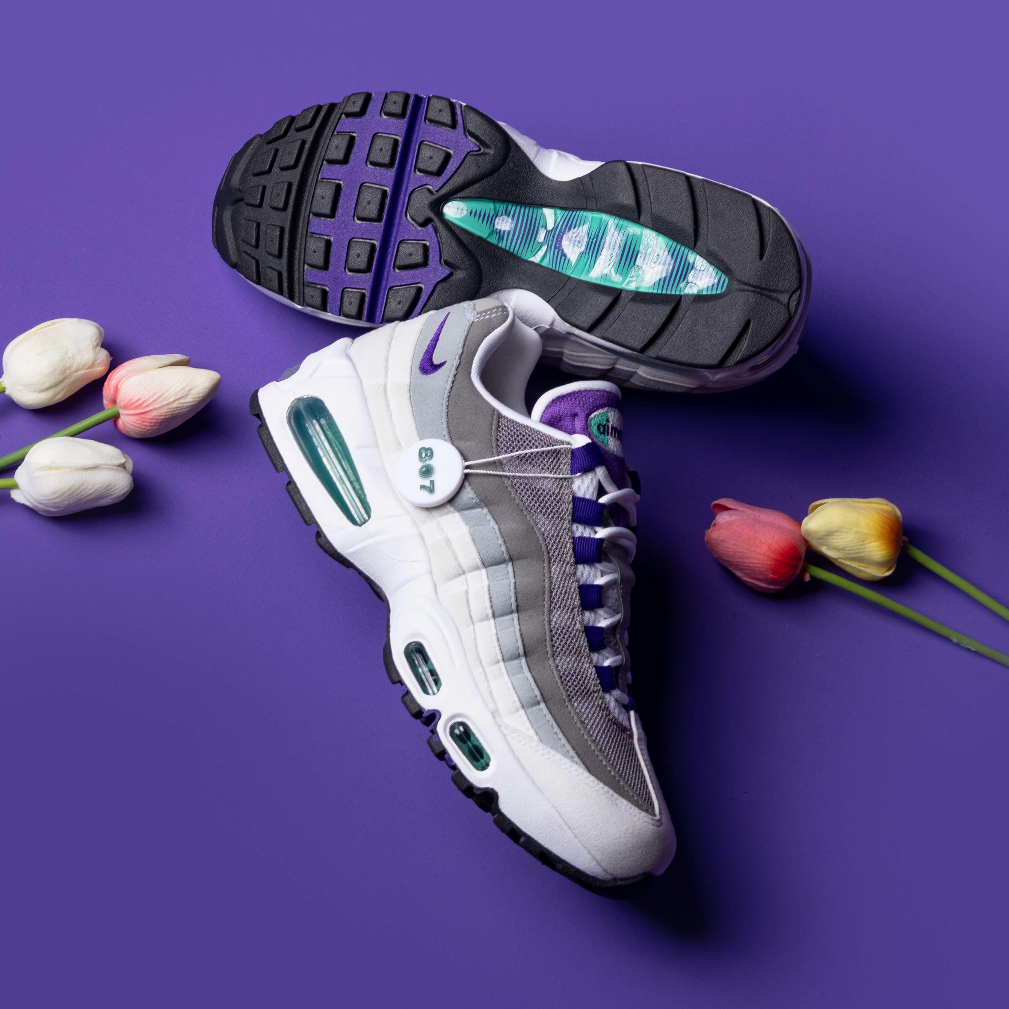Air Max 95 OG Big Bubble Photon Dust Bright Violet
