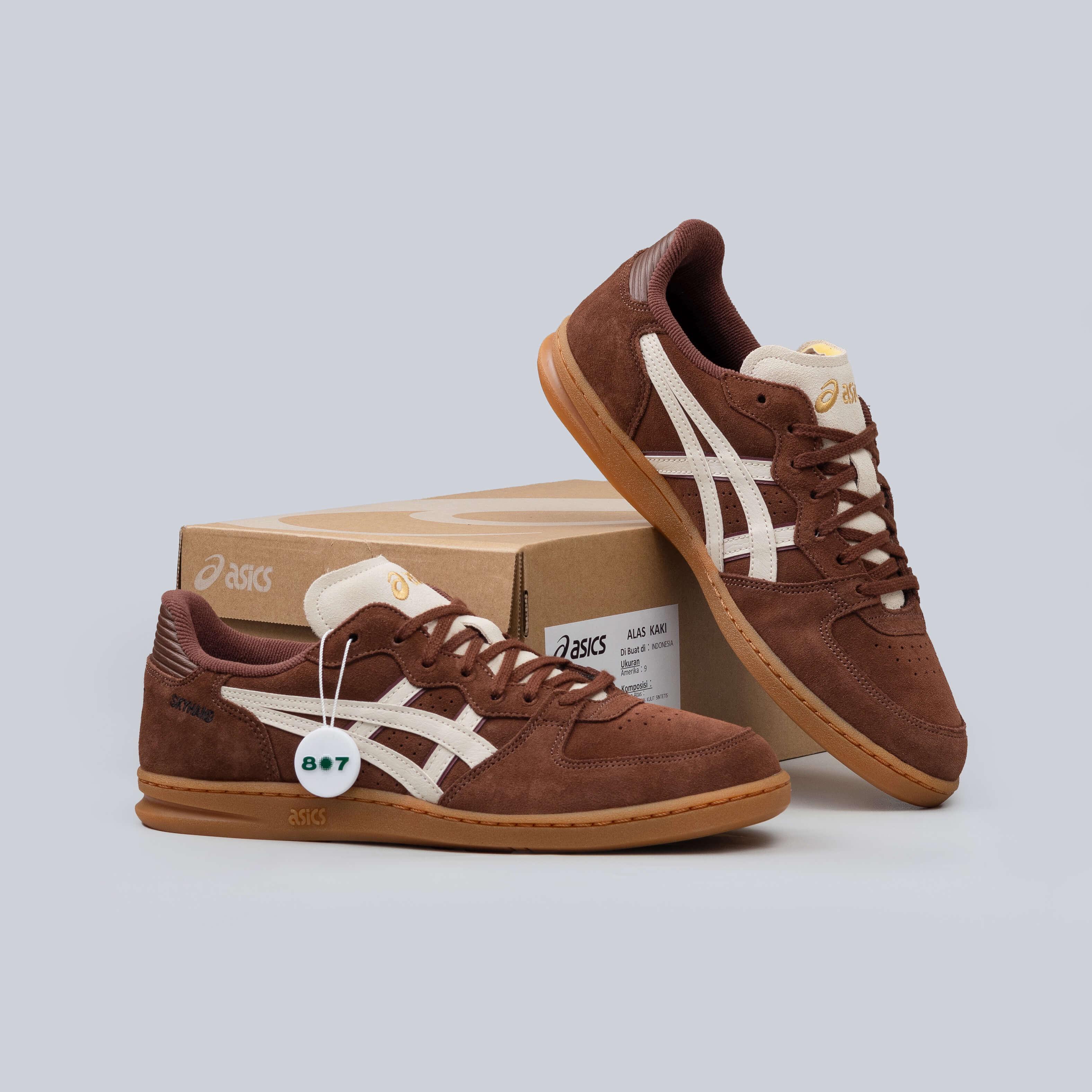 Asics Skyhand OG Reddish Brown Oatmeal