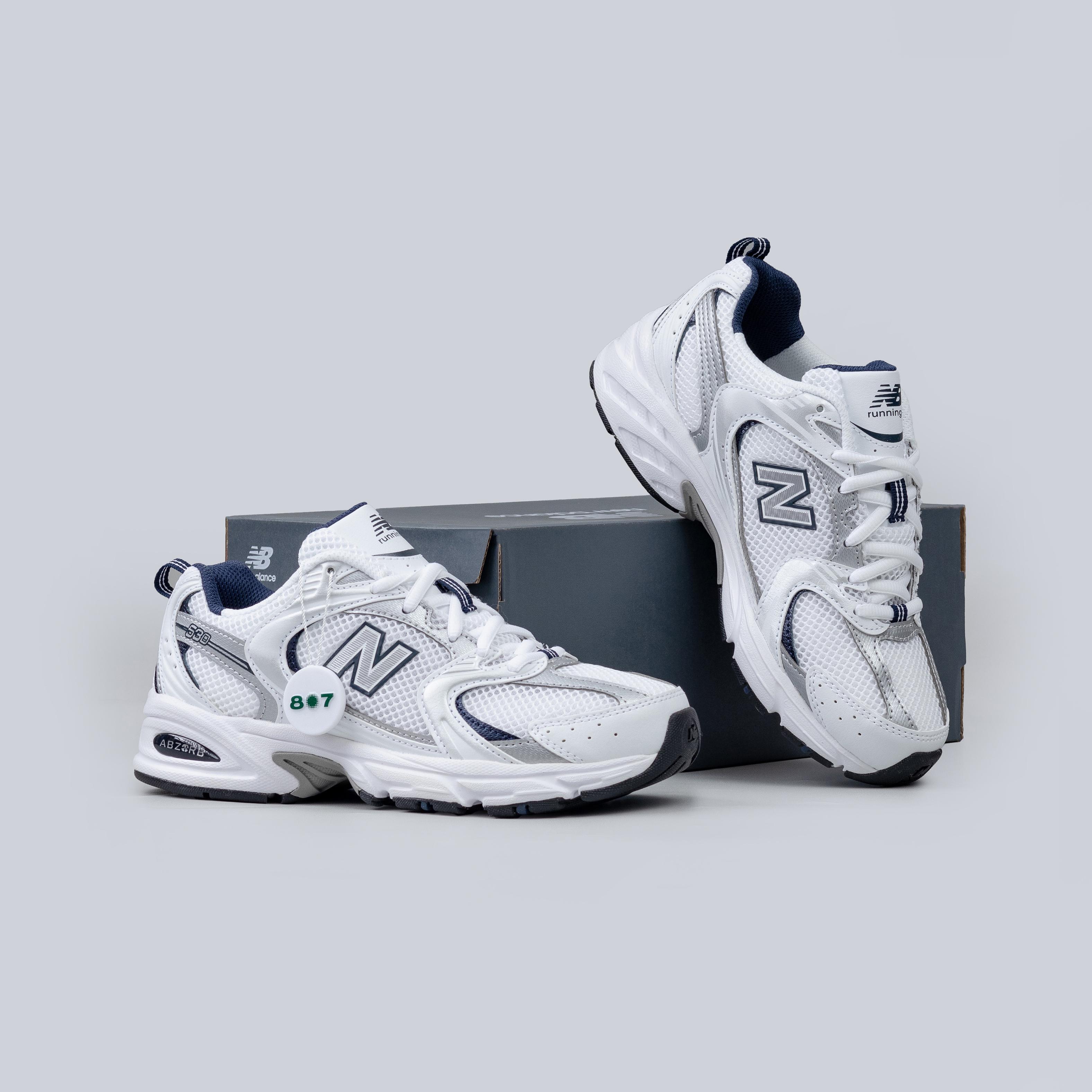 New Balance 530 White Natural Indigo GS Women