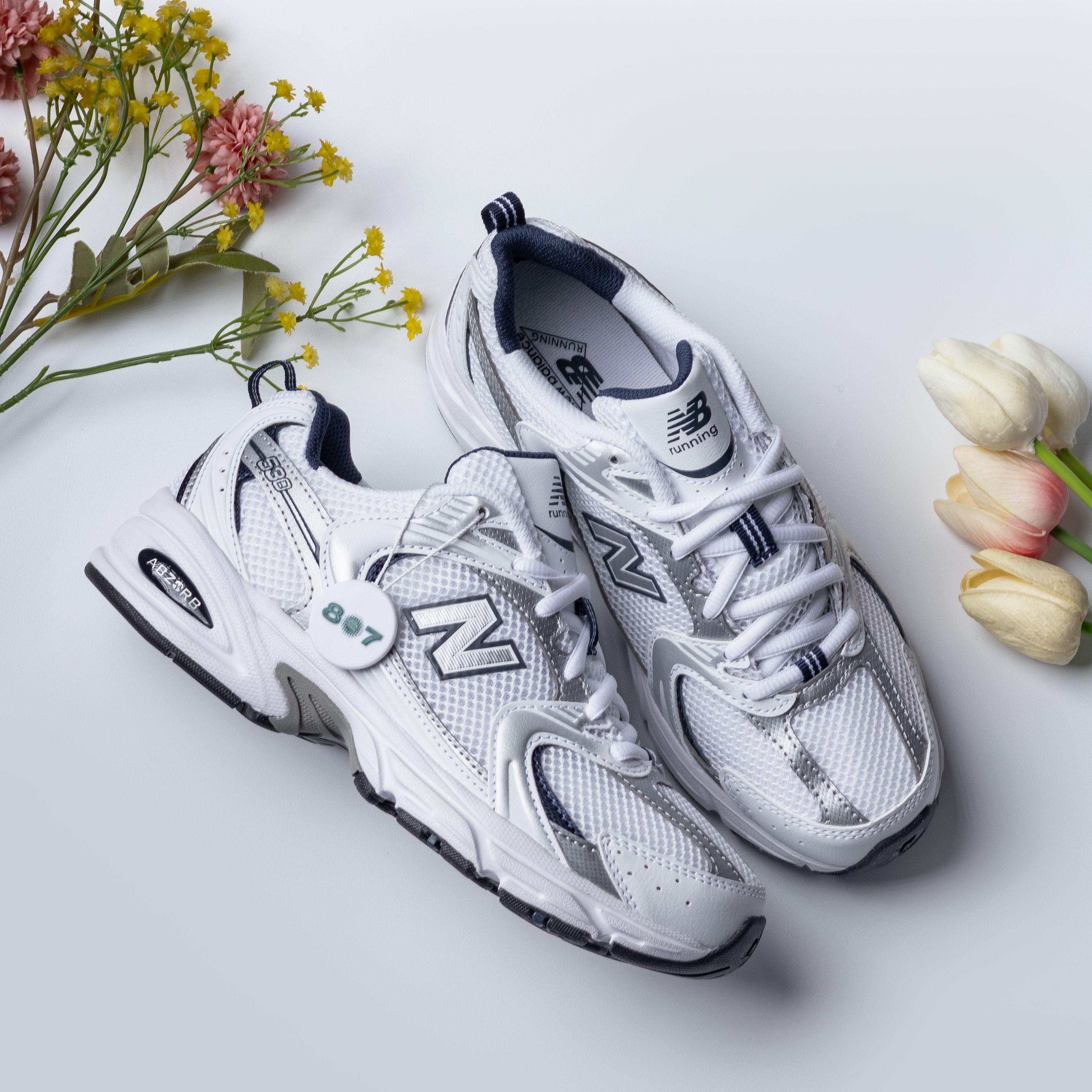 New Balance 530 White Natural Indigo GS Women