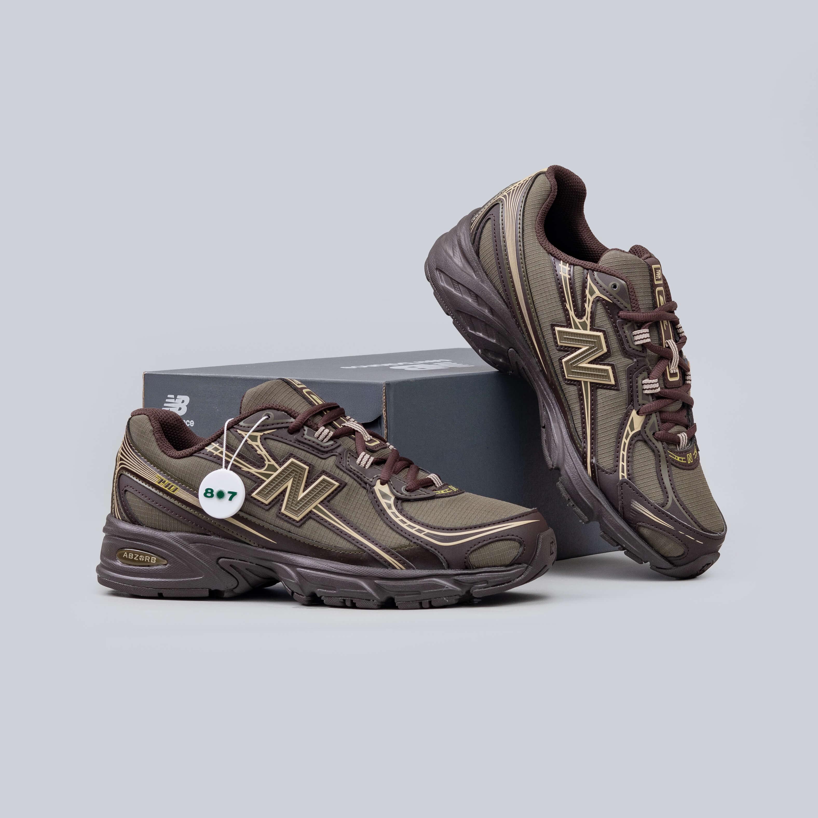 New Balance 740 Brown Green
