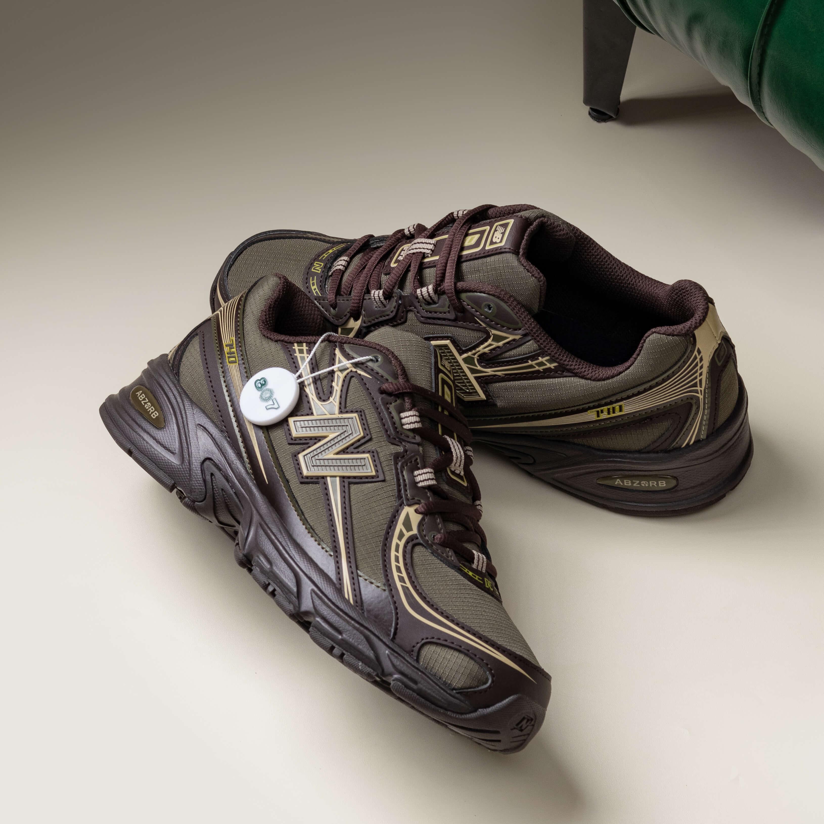 New Balance 740 Brown Green
