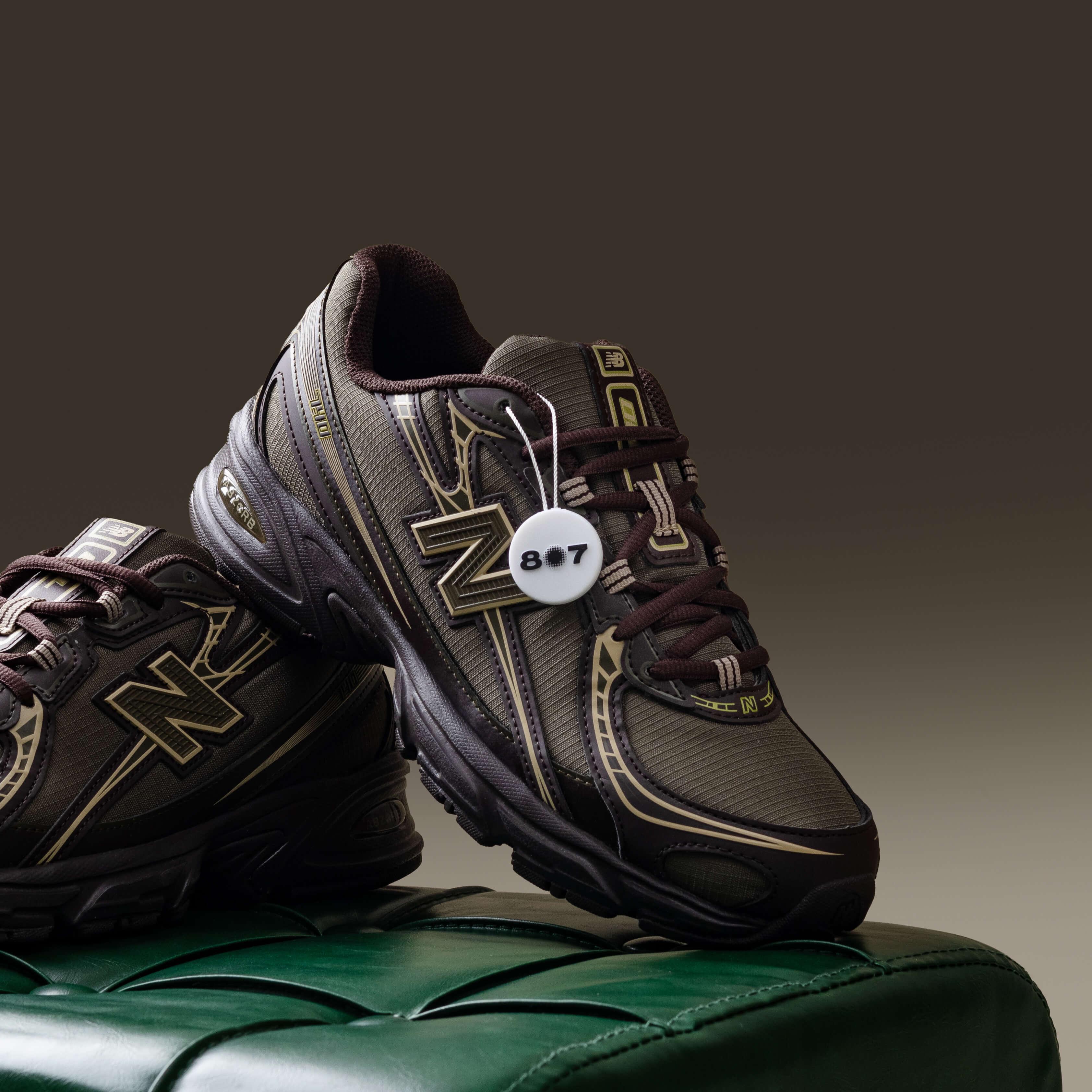 New Balance 740 Brown Green