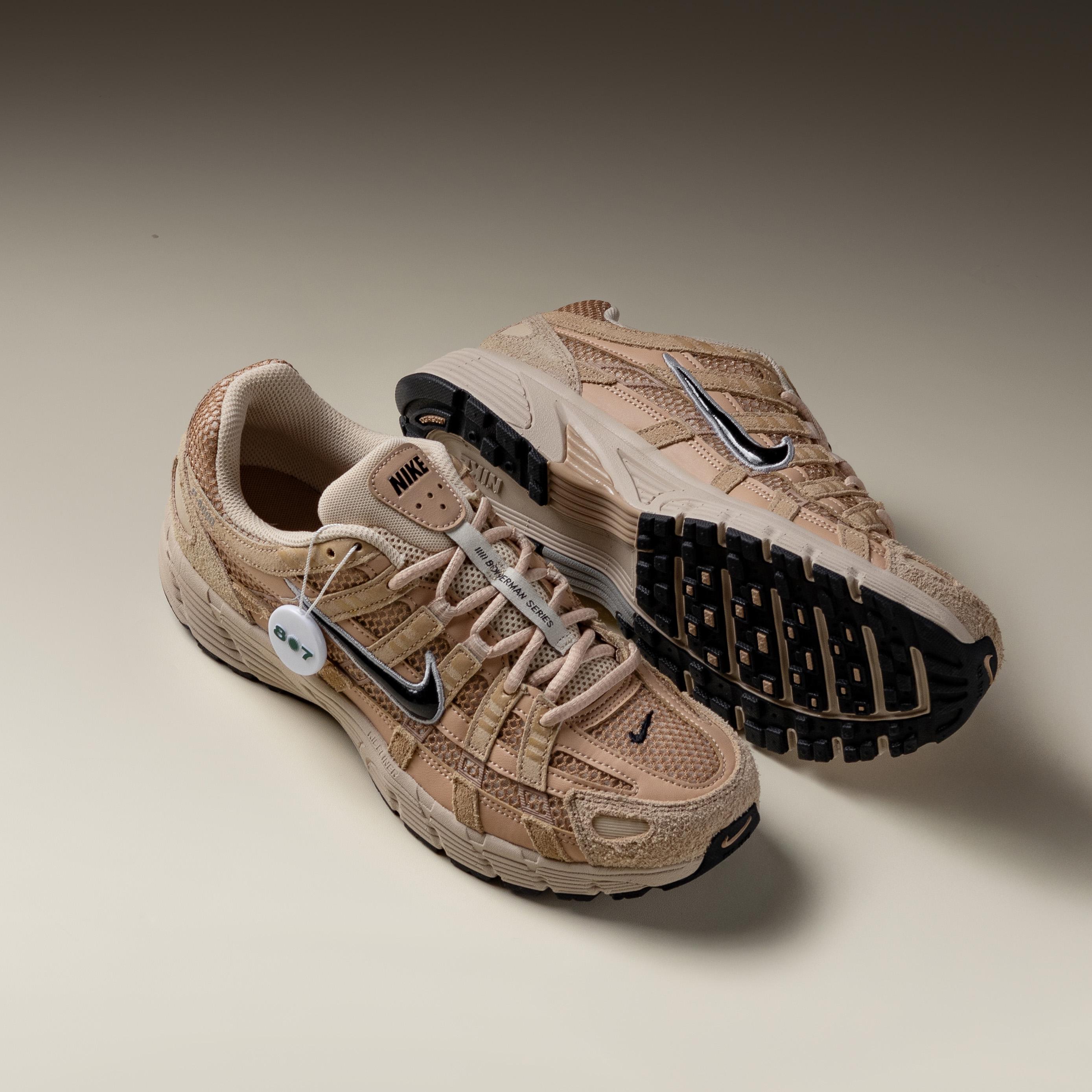 Nike P6000 Hemp Sanddrift Metallic Silver Black