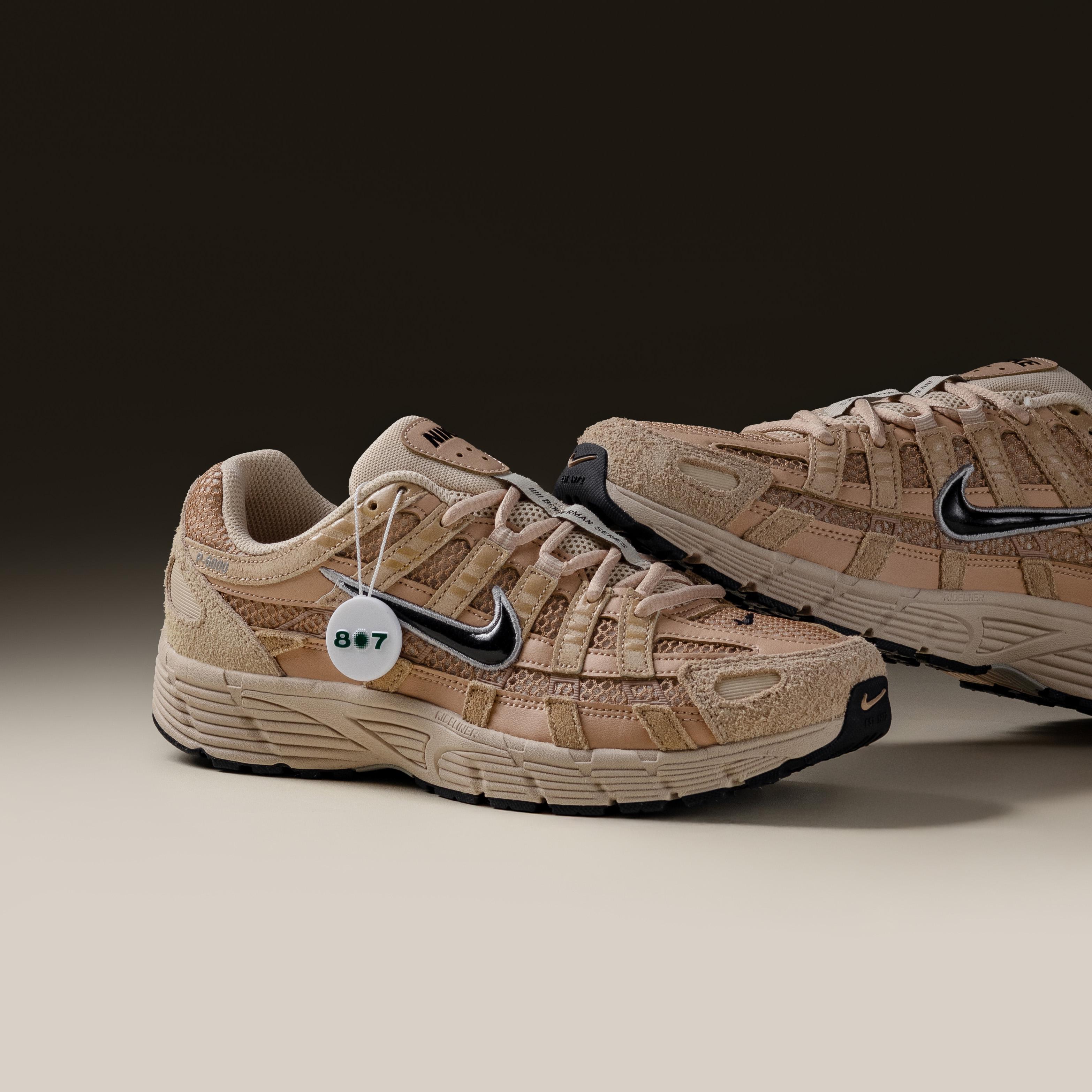 Nike P6000 Hemp Sanddrift Metallic Silver Black