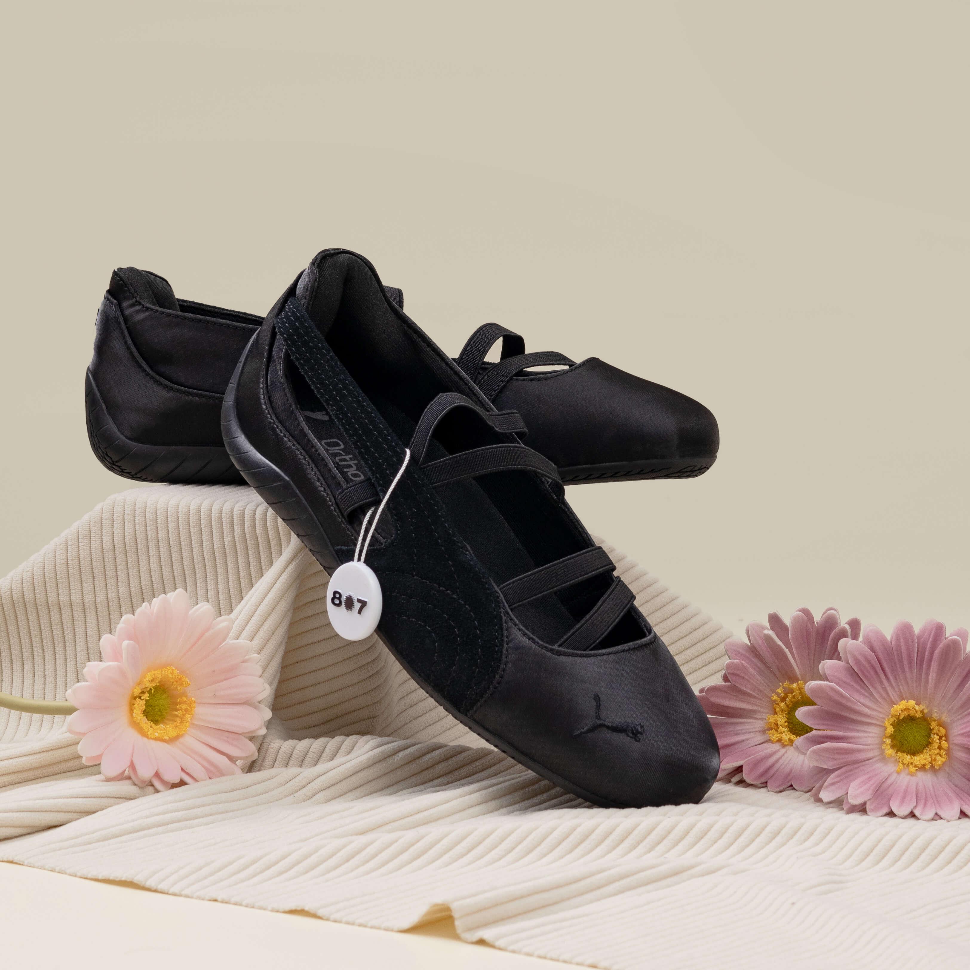 Puma Speedcat Ballet Black Cool Dark Grey Satin