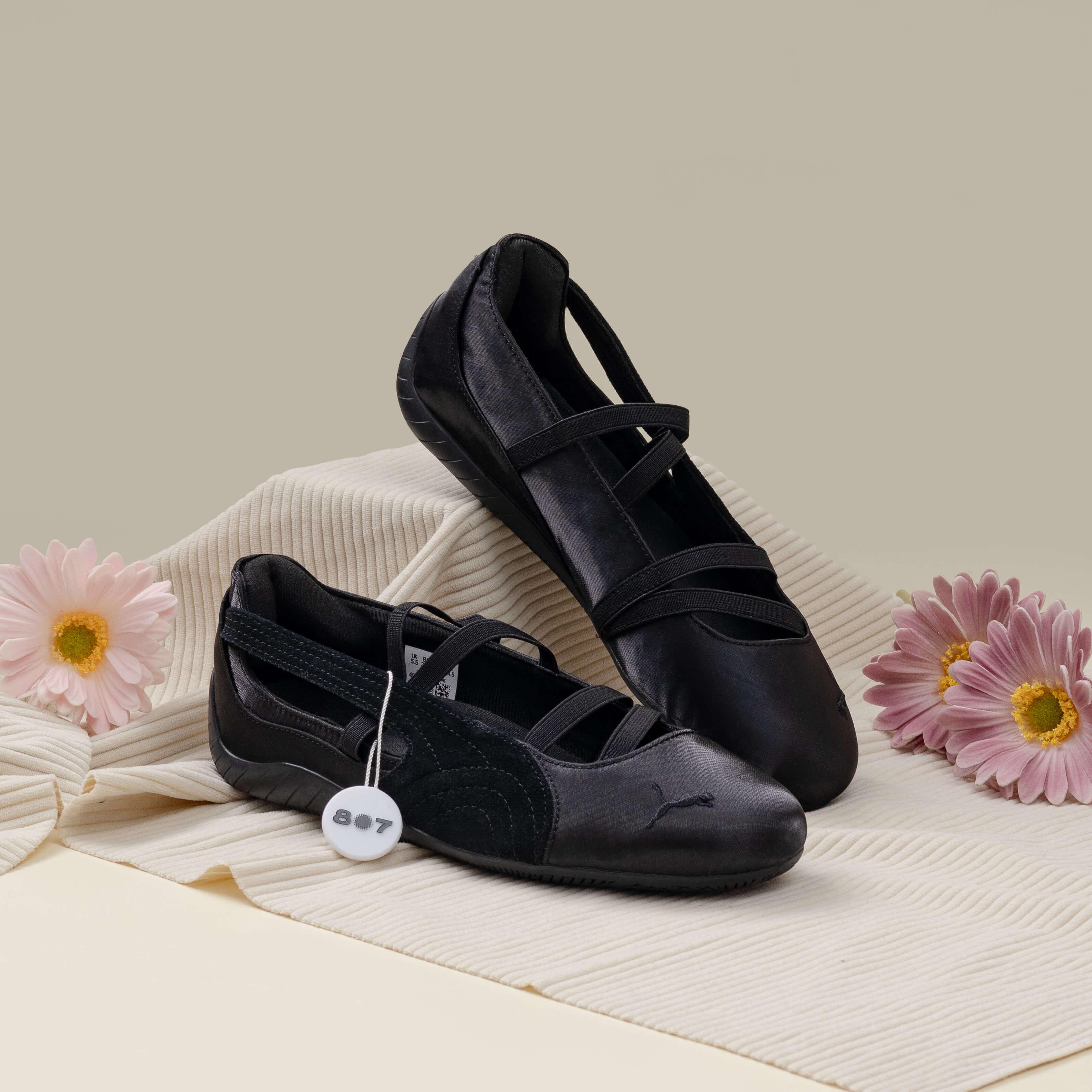 Puma Speedcat Ballet Black Cool Dark Grey Satin