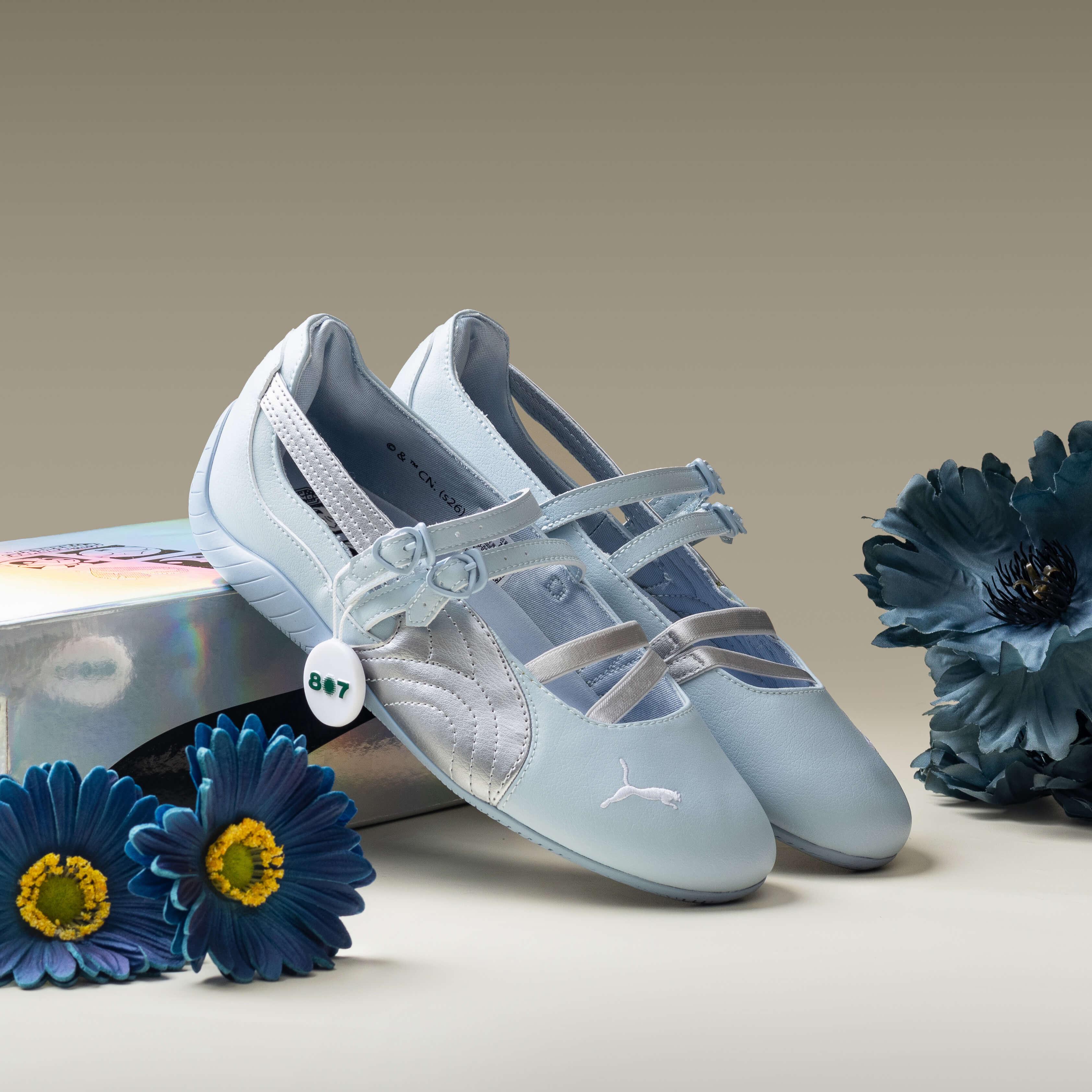 Puma Speedcat Ballet The Powerpuff Girls Silver Blue Wash
