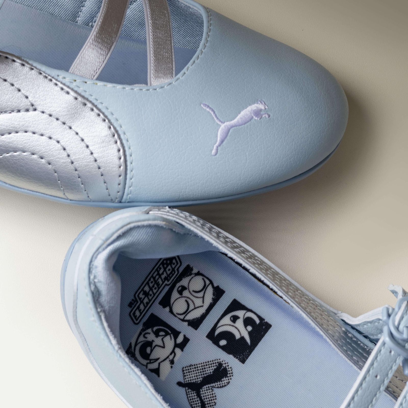 Puma Speedcat Ballet The Powerpuff Girls Silver Blue Wash