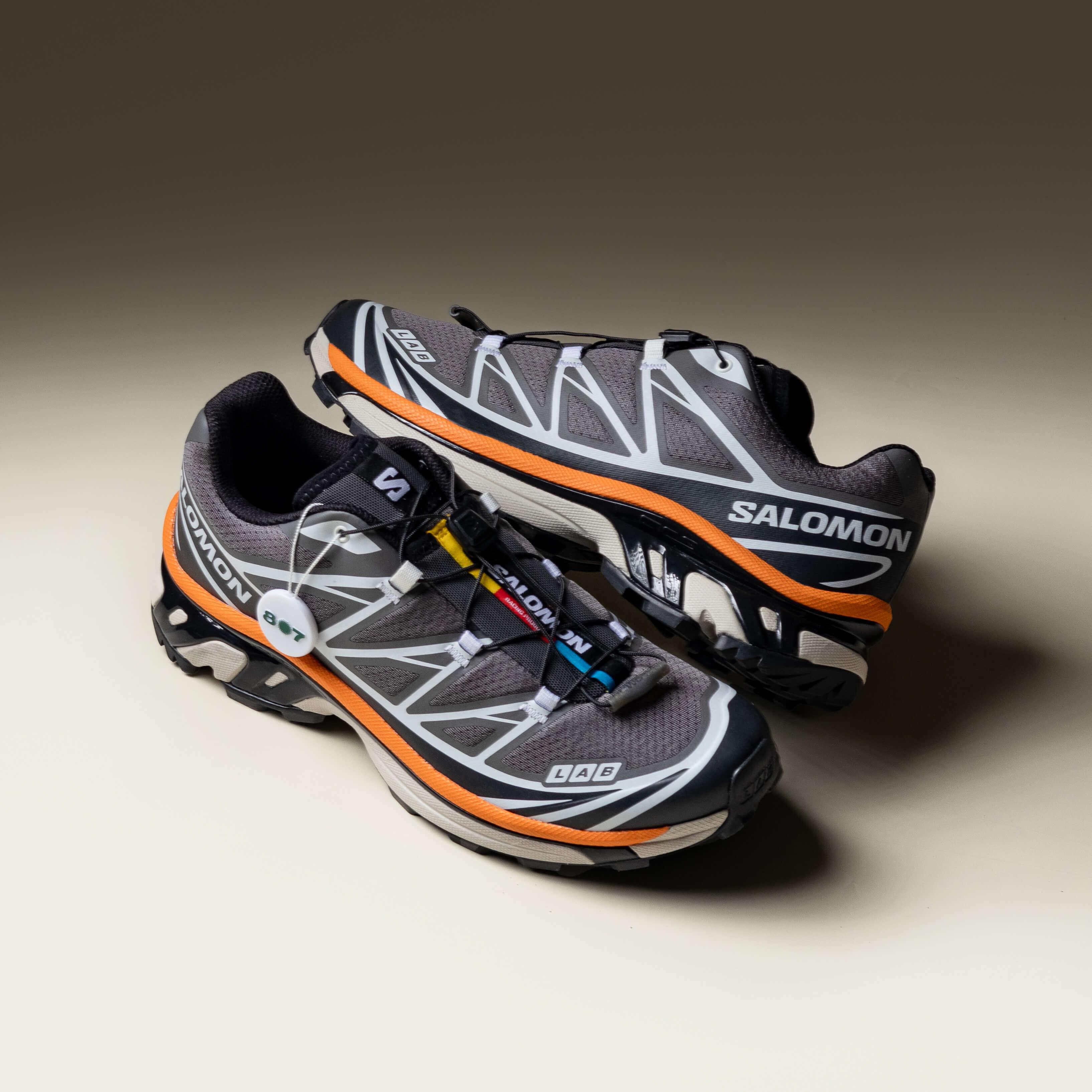 Salomon XT6 Pewter Black Turmeric 