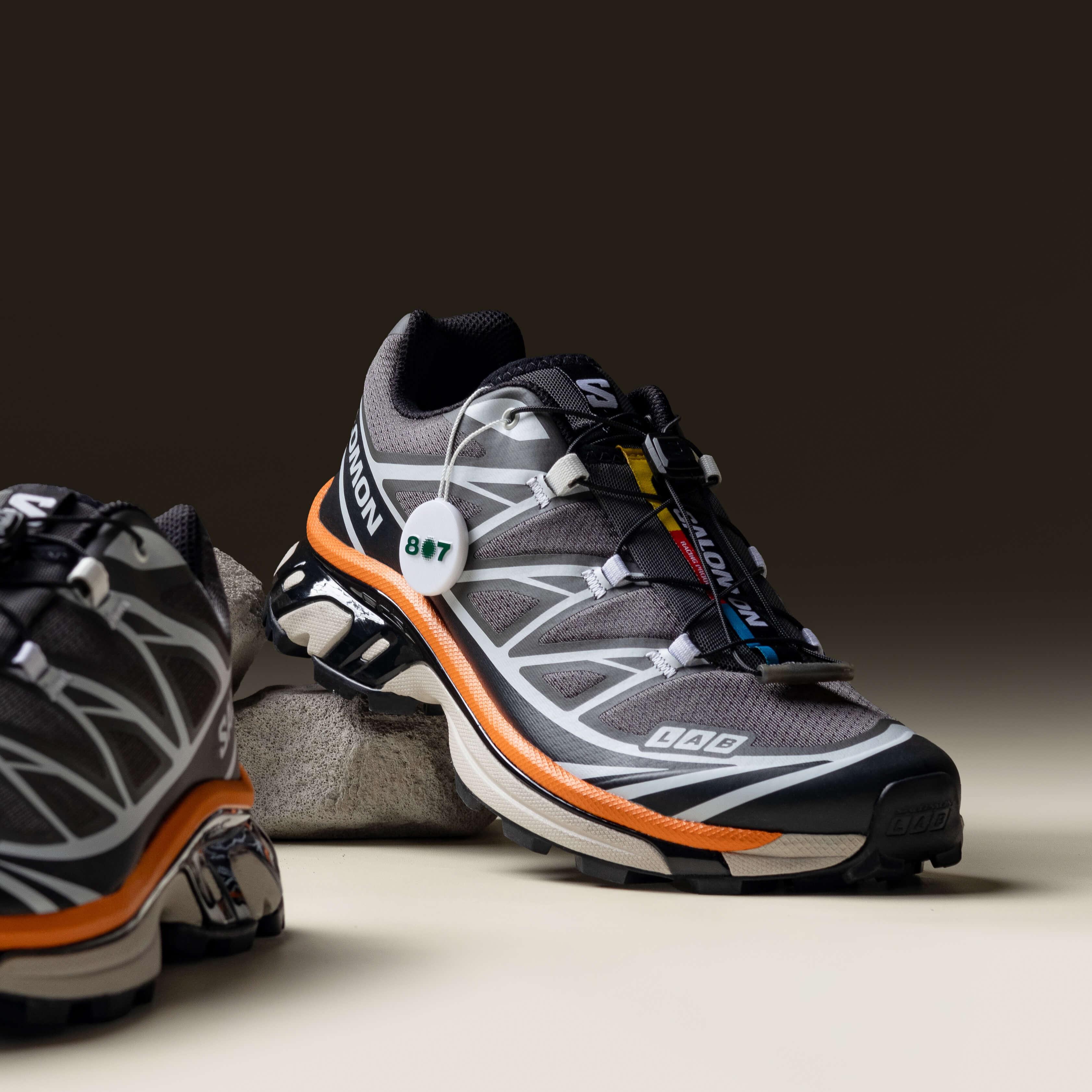 Salomon XT6 Pewter Black Turmeric 