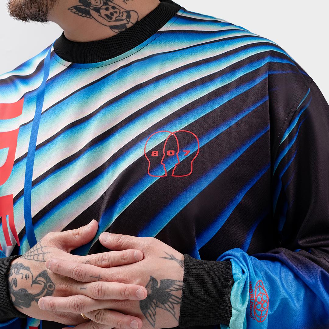 807 Identity Blue Dimension Longsleeve Jersey