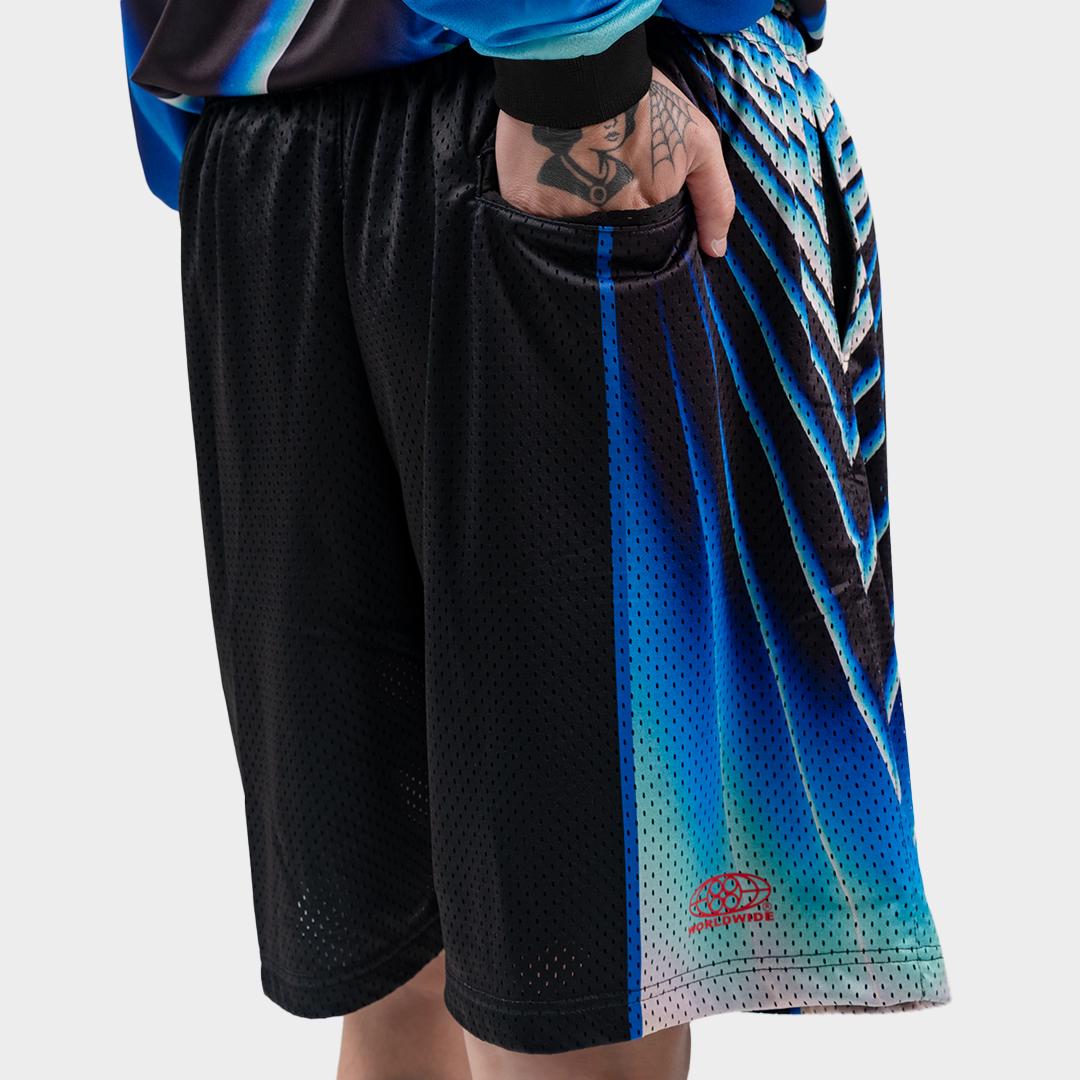 807 Identity Blue Dimension shorts