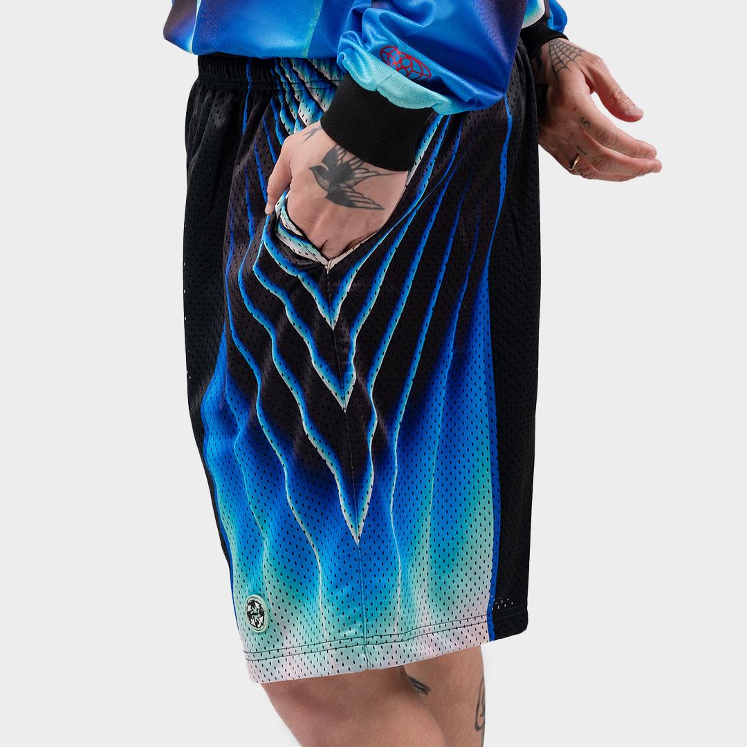 807 Identity Blue Dimension shorts