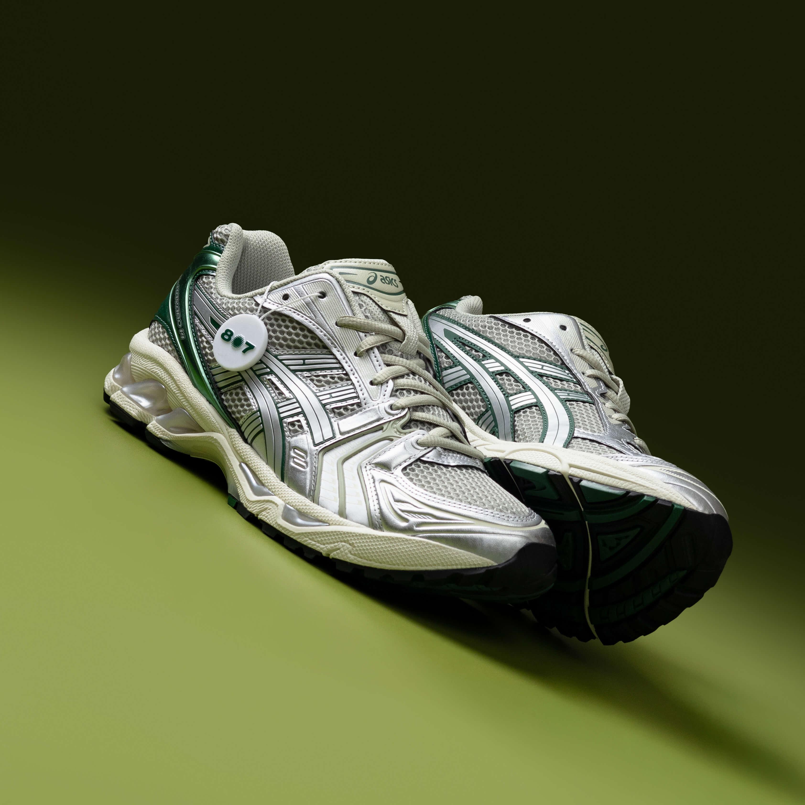 Asics Gel Kayano 14 Dried Leaf Green Pure Silver